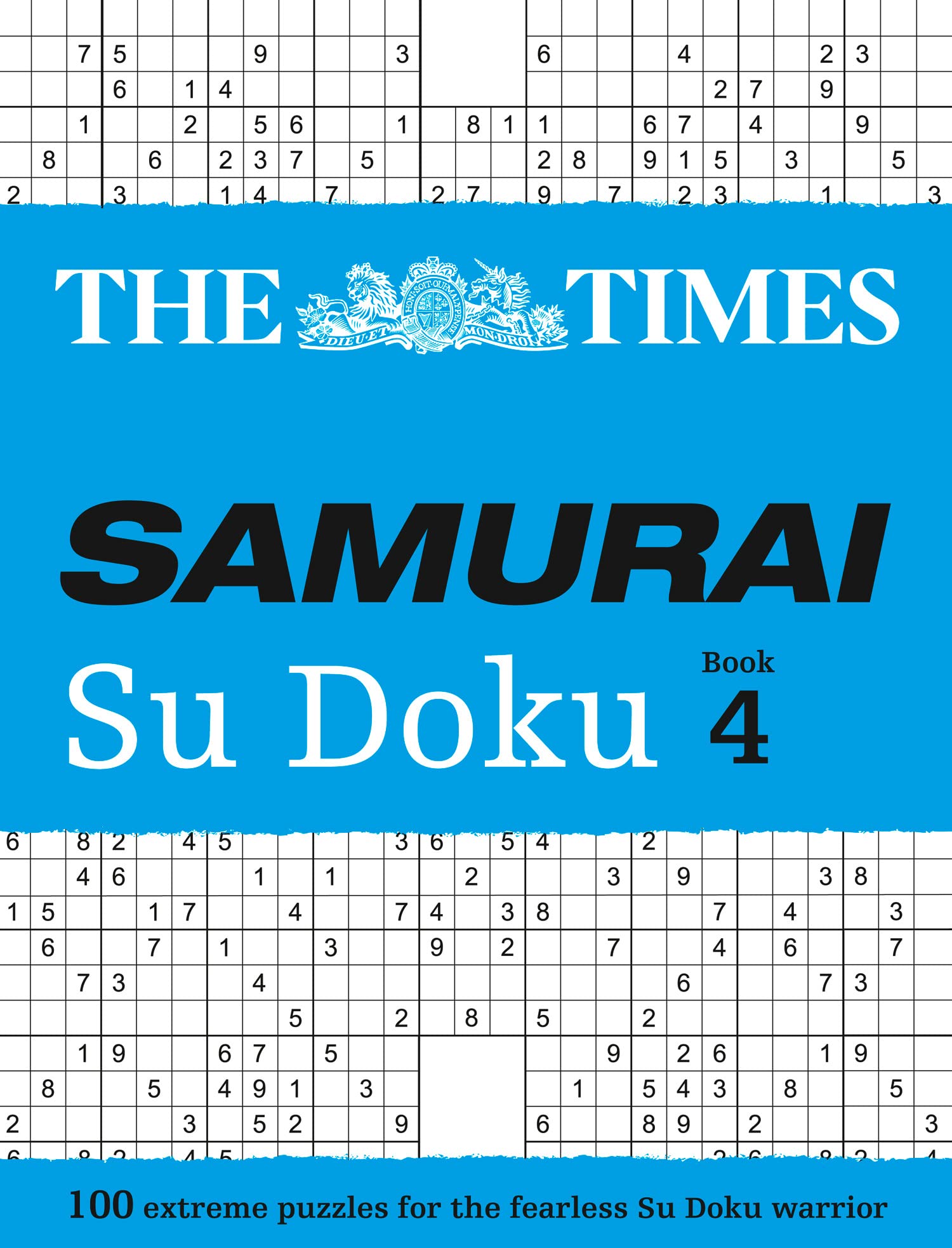 TIMES SAMURAI SU DOKU BK 4 by The Times Mind Games (Paperback Book)