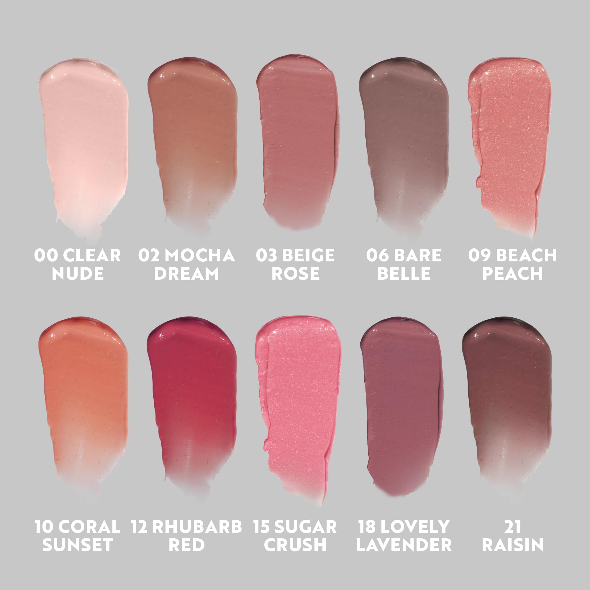 Isadora The Glossy Lip Treat Twist Up Colour Lip Stick - Pintalabios hidratante con escualano - Vegano, sin crueldad animal, relleno, no pegajoso, brillo (Clear Nude 00, 3,3 g)