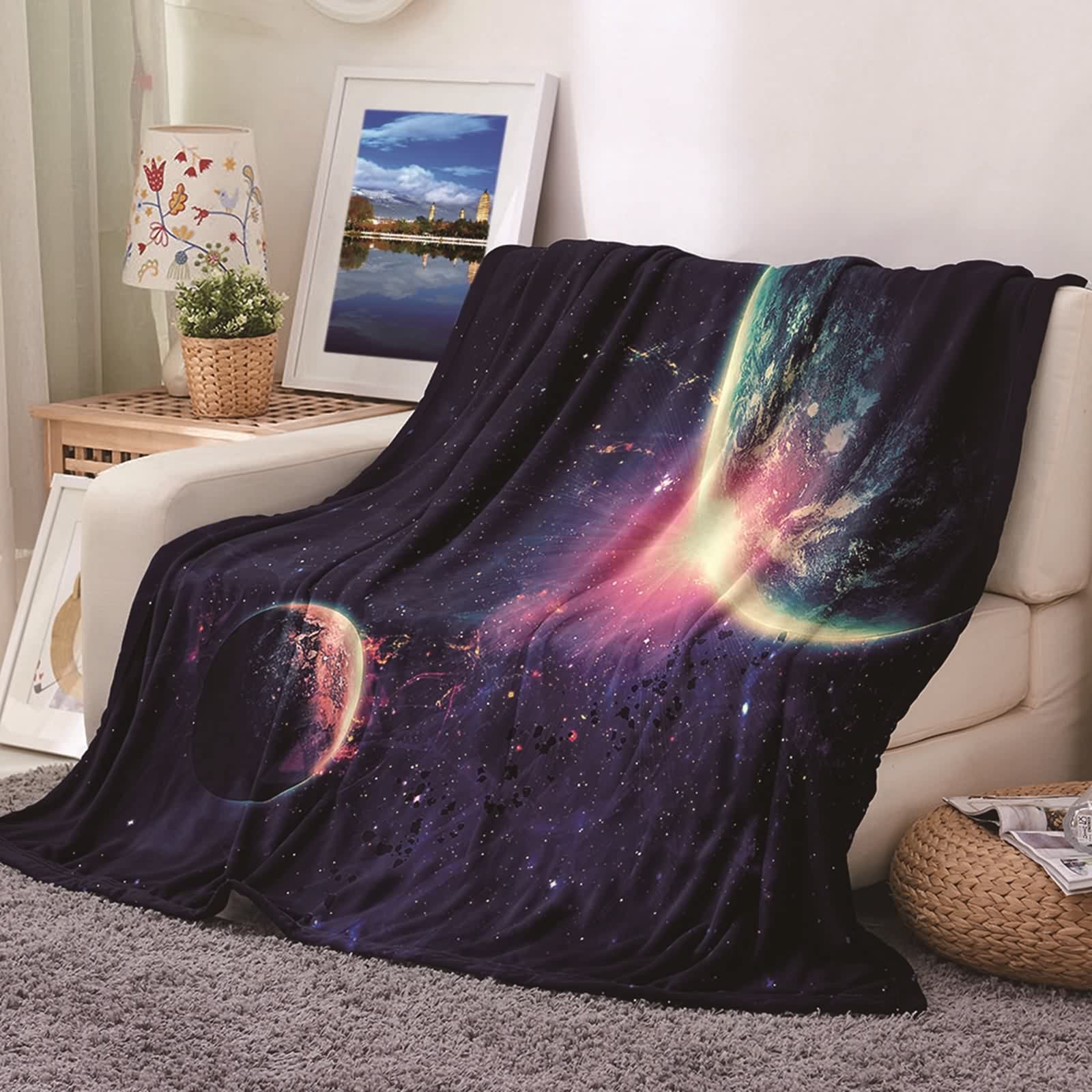 Plaid chaud et doux KnSam pour des soirées cocooning canapé et chambre