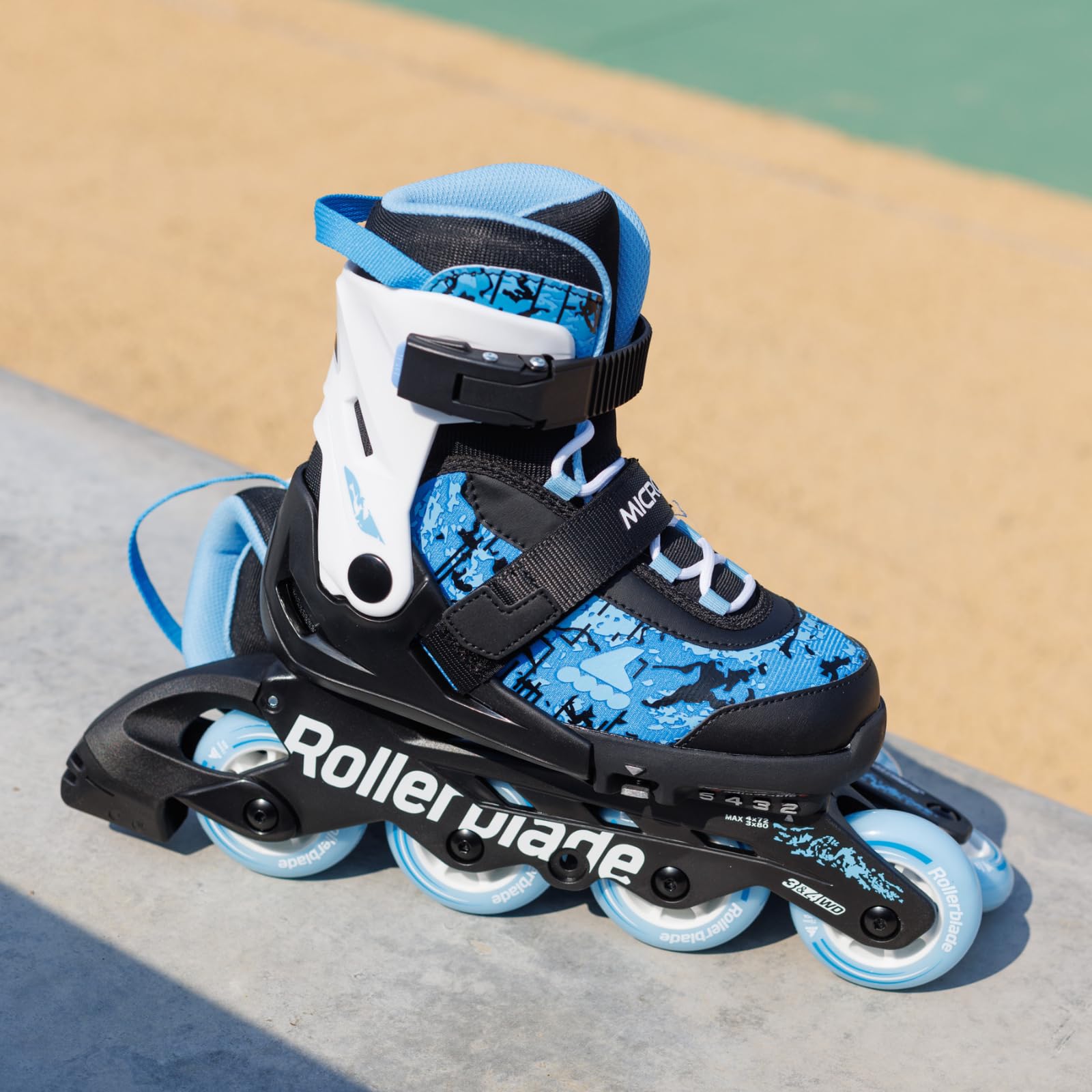 Rollerblade Microblade SL Black/Lime - Verstelbare Kinderskates