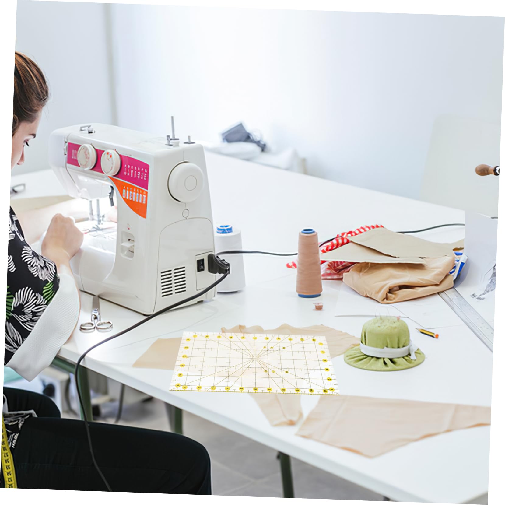 Durchsichtiges Pvc Patchwork Lineal zum Nähen und Zuschneiden