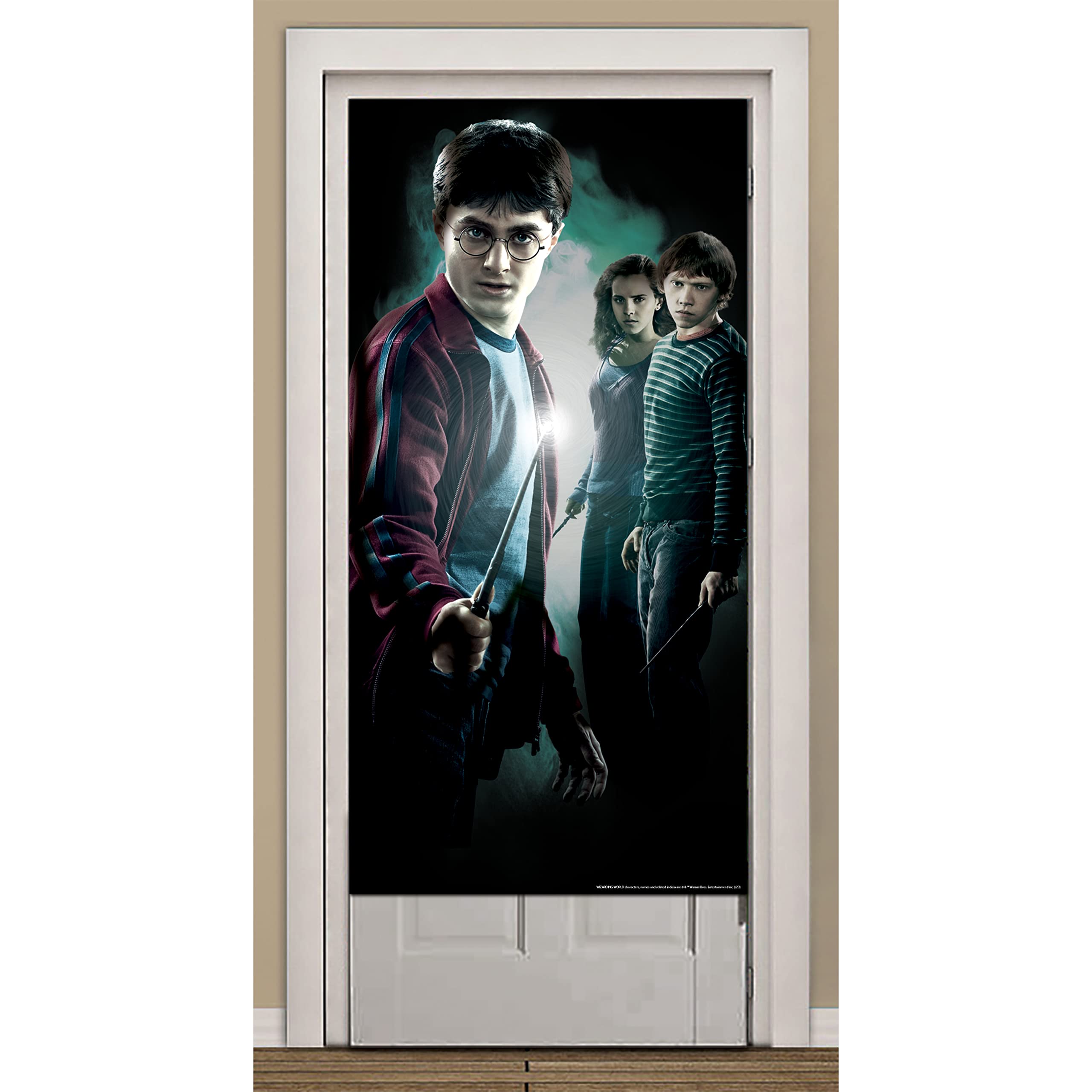 Rubies Door Cover Harry Potter-Cubierta decorativa para puerta, como se muestra en la imagen, color cabina telefónica, 30 x 60 (5000016