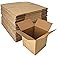 zmybcpack 40 Pack 5x5x5 Inches Shipping Boxes, Corrugated Cardboard Mailer Shipping Boxes, Small Packing and Mailing Boxes fo