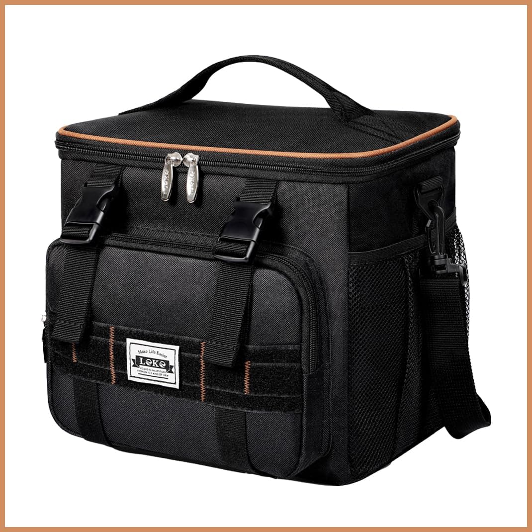 Comprar Lekesky Mens Lunch Bag for Work Insulated Lunchbox Heavy Duty