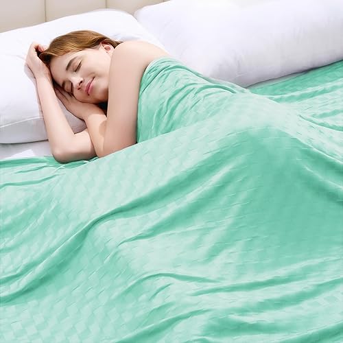 Miniatura 11 de Topcee - Manta refrescante de verano para personas que duermen con calor, fibra de enfriamiento Arc-Chill Q-Max>0.5, certificada Oeko-TEX 100%,