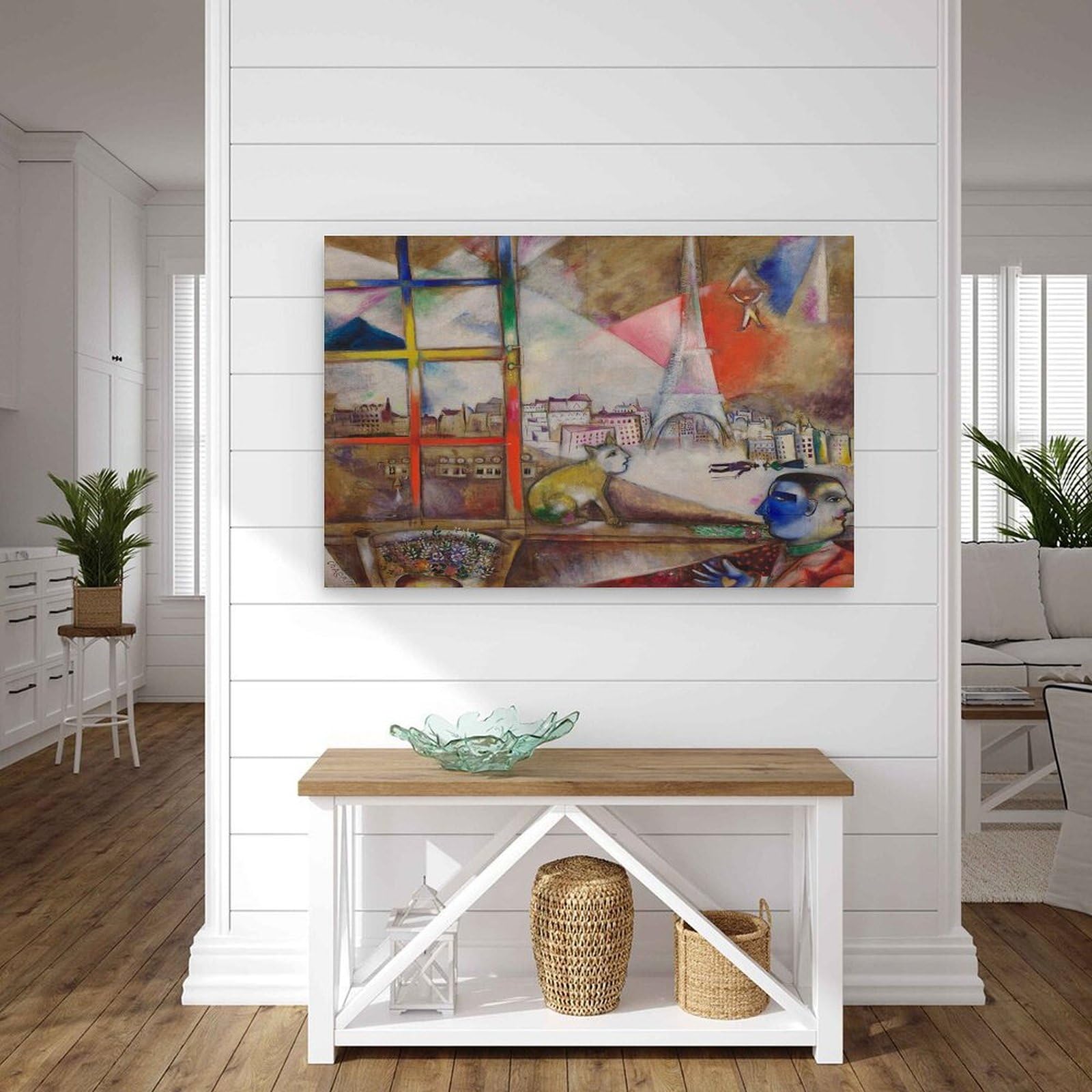 パリ/マルク シャガール/アートポスター Amazon.co.jp: マルク・シャガール パリの窓ポスター 1913年に