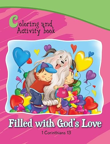 1 Corinthians 13 Coloring and Activity Book Book: Filled with God's Love (Bible Chapters for Kids)