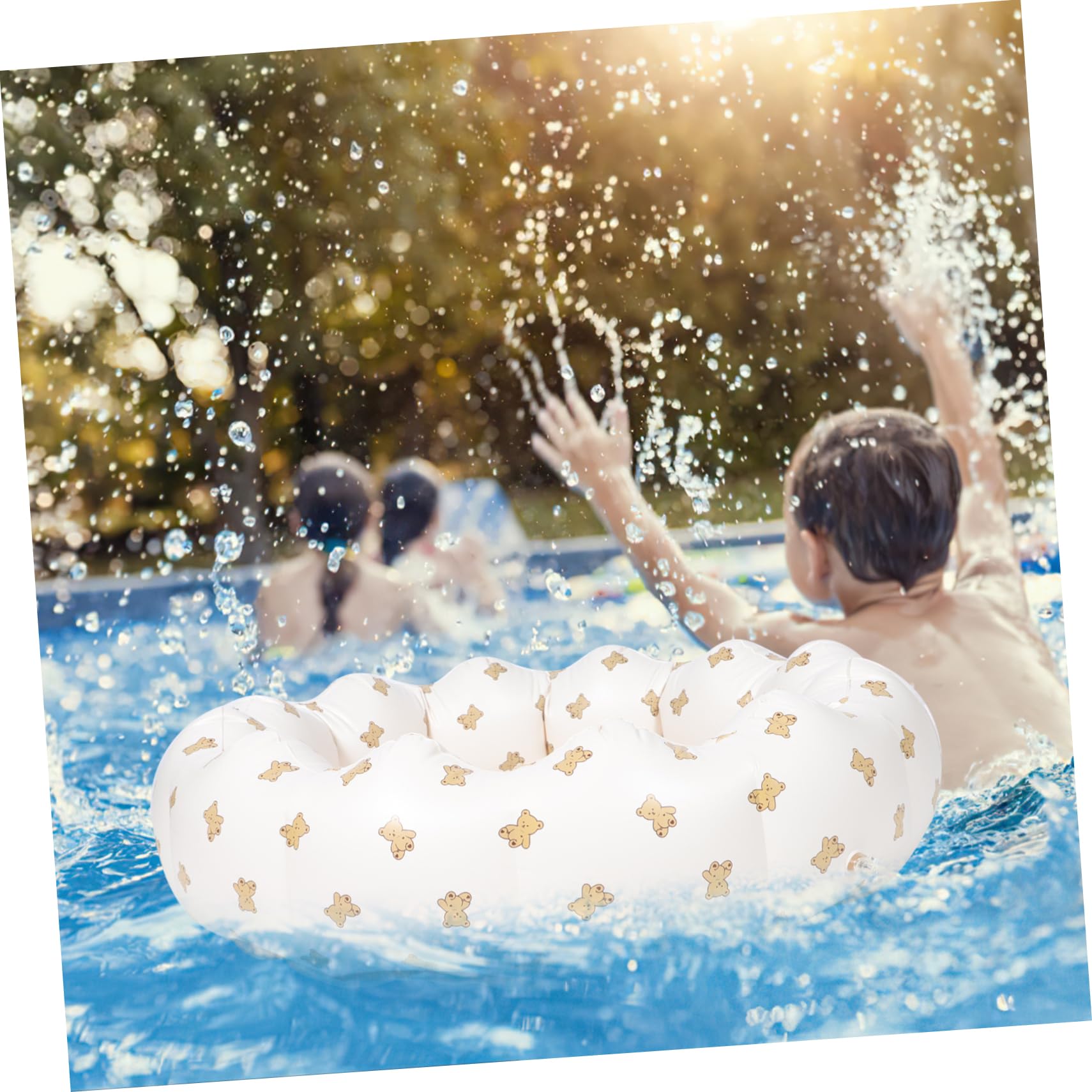Alasum Piscina Gonfiabile Per Design Per Bagni Estivi e Feste Facile Da Gonfiare e Riporre Per Giocare e Nuotare Giardino