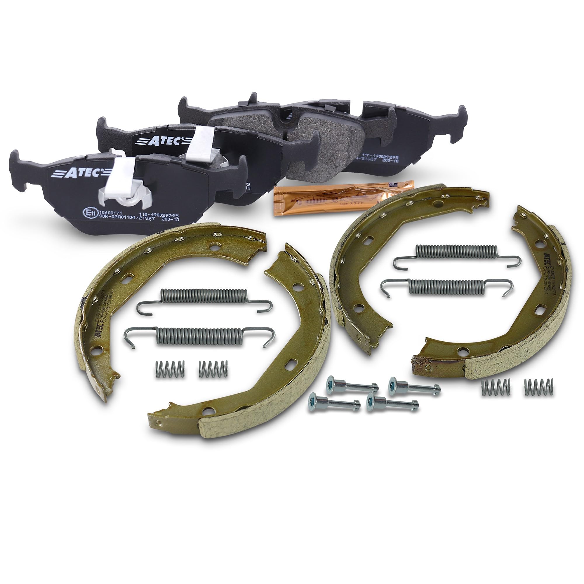 BESTPRICE Kit de freinage incl. disques de frein arrière + plaquettes de frein arrière Compatible avec - BMW 5 (E39),5 Touring (E39)