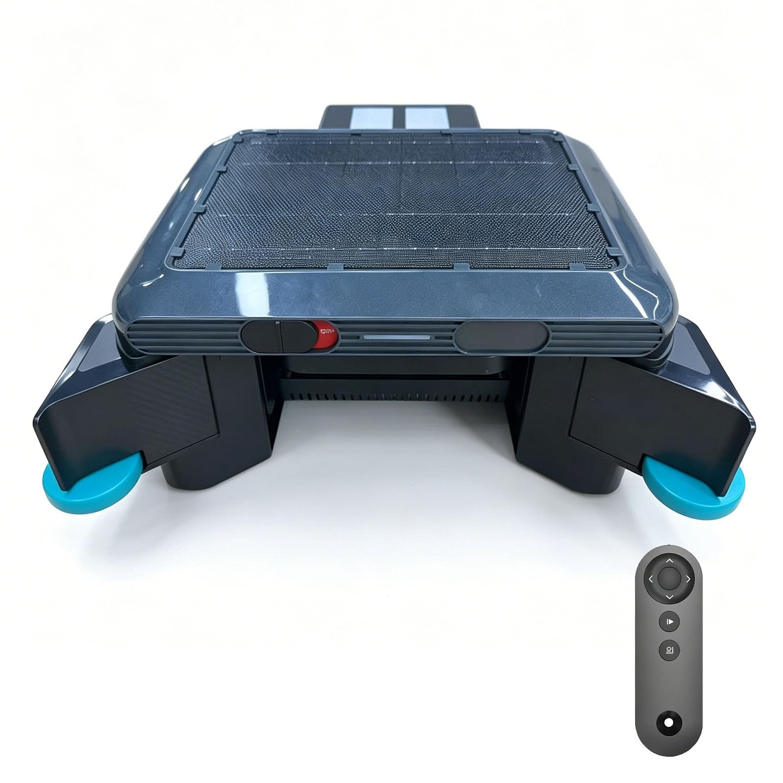 Robot Skimmer Solare per Acqua Cristallina, Pulitore Superficie Automatico 20H+ con 5200mAh Batteria, Cesto 6L, Ideale per Pulire i Bordi della Piscina, IPX8