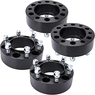 IRONTEK 2in 6x139.7mm Hubcentric Spacers (12x1.5 Studs, 106mm Hub Bore) 6x5.5 Wheel Spacer Adapters Fit for Toyota Tacoma/ 4Runner/ Tundra/FJ Cruiser; for Lexus GX460 GX470 (4PCS)