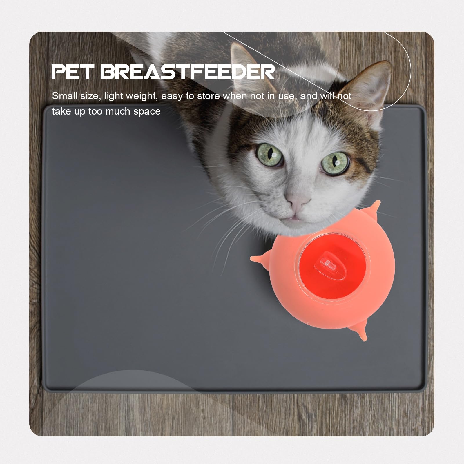 Mangiatoia per Cuccioli 200ml Tettarelle in Silicone, Strumento per Alimentazione Gattini e Piccoli Animali Domestici, Accessorio per Ragazzo Ragazza Animali Appena Nati