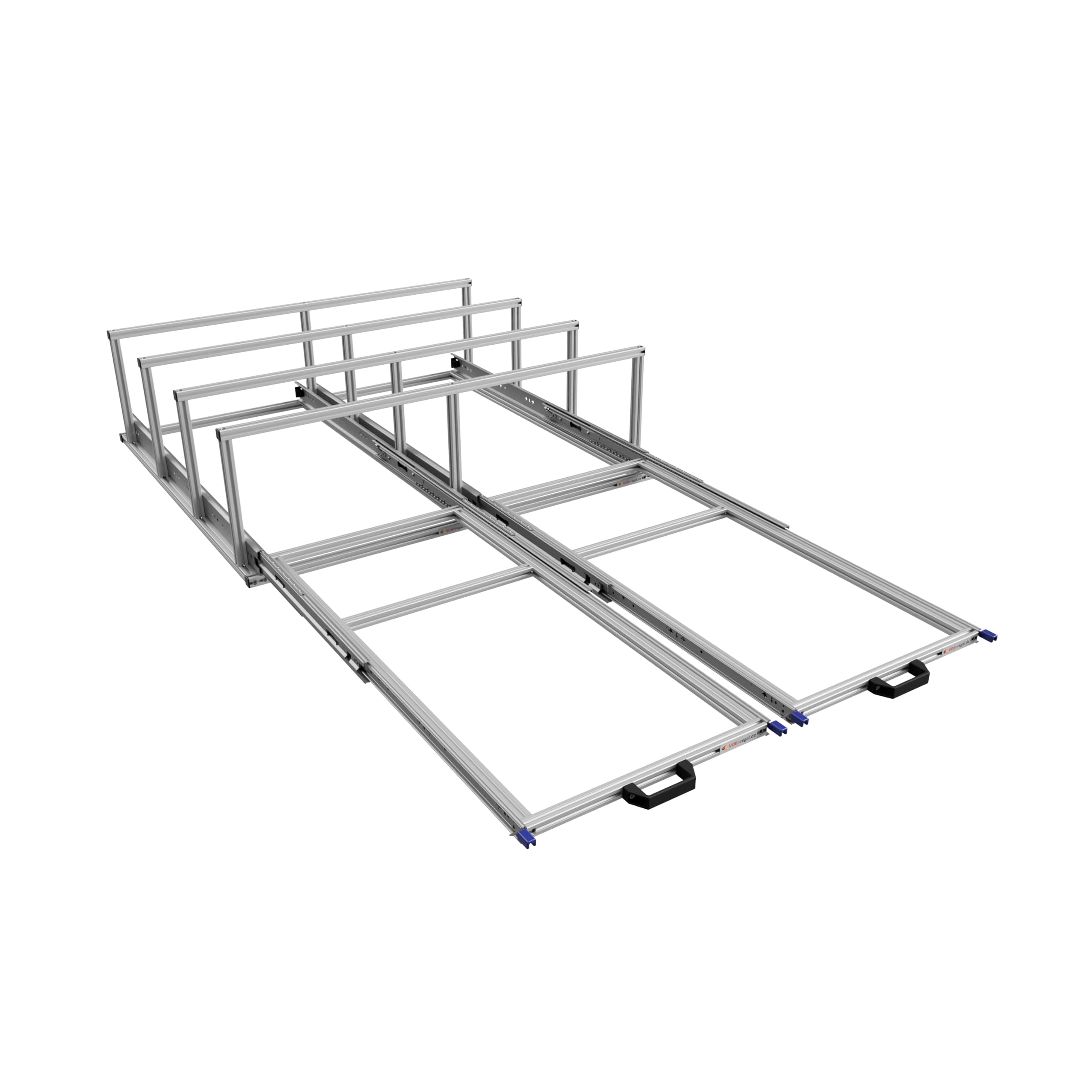 Heckauszug Kastenwagen Doppelauszug, Ablagefläche, 952x908 mm, 100 kg
