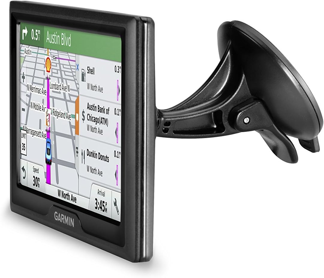 Garmin Drive 50 USA + CAN LM GPS Navigator System with Lifetime Maps, Spoken Turn-By-Turn Directions, Direct Access, Driver Alerts, and Foursquare Data (Renewed)
