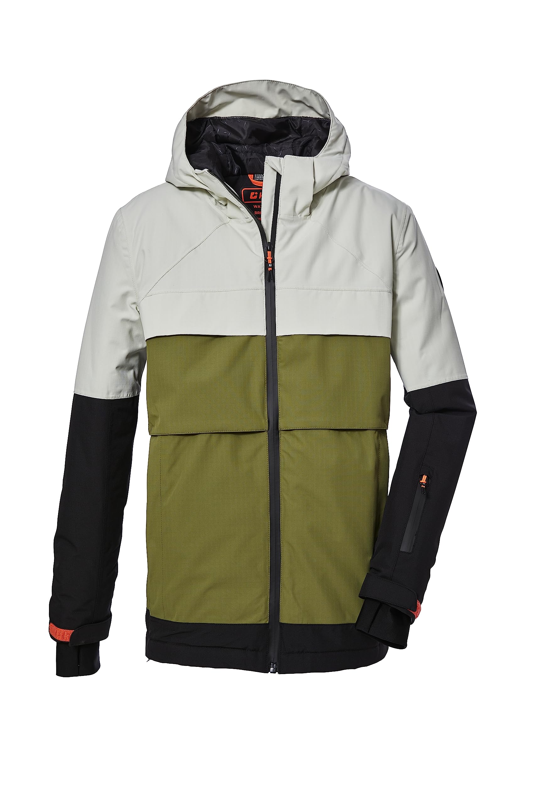 Killtec Ksw 126 Bys Ski Jckt Chaqueta de esquí/chaqueta funcional con capucha y paranieves, impermeable Boy´s