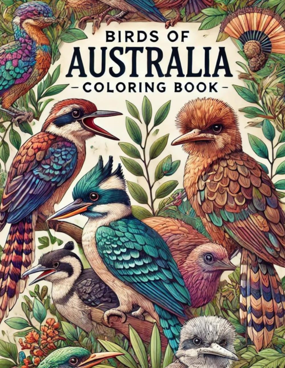 Birds of Australia Coloring Book