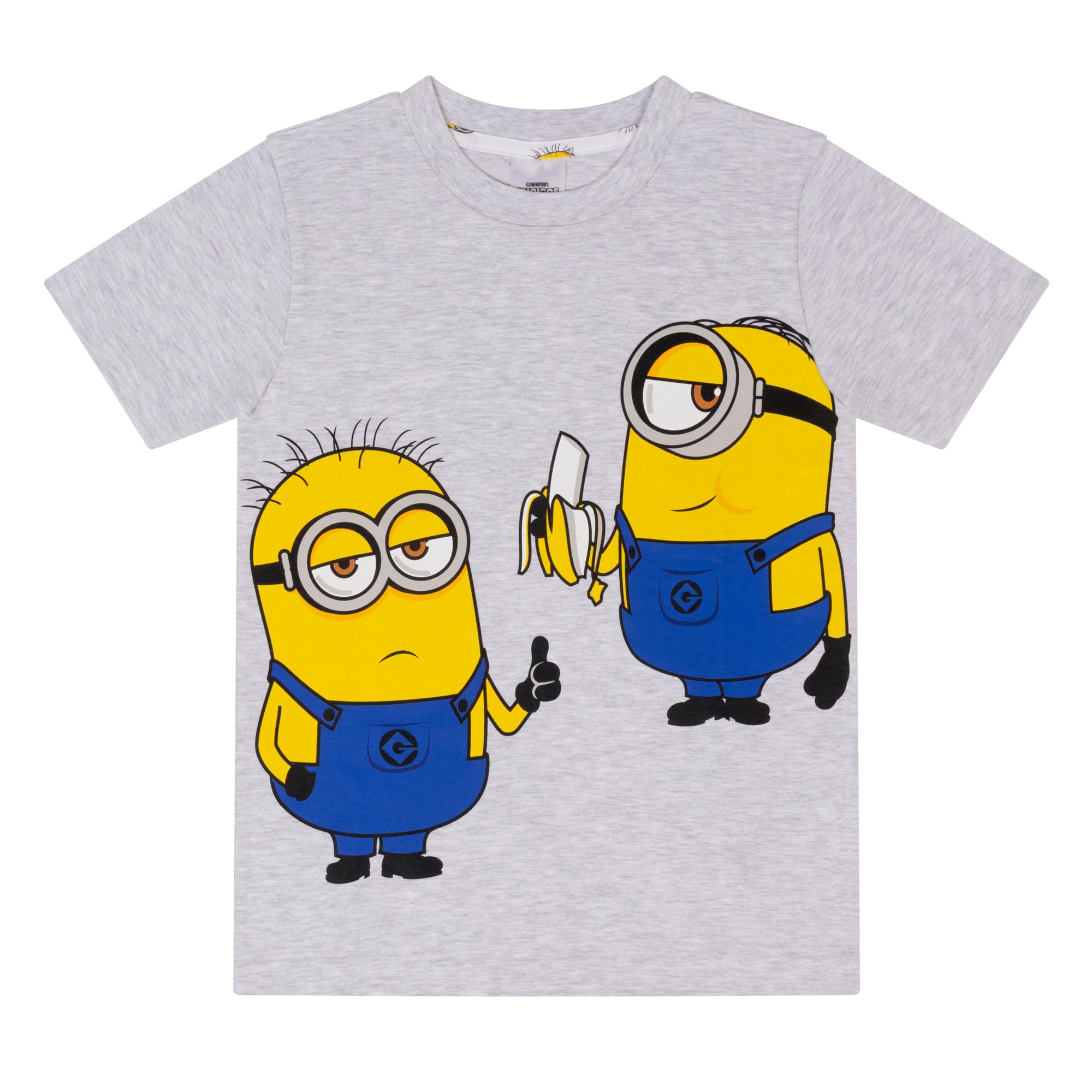 Minions Confezione da tre magliette a maniche corte in 100% cotone pettinato di Cattivissimo Me