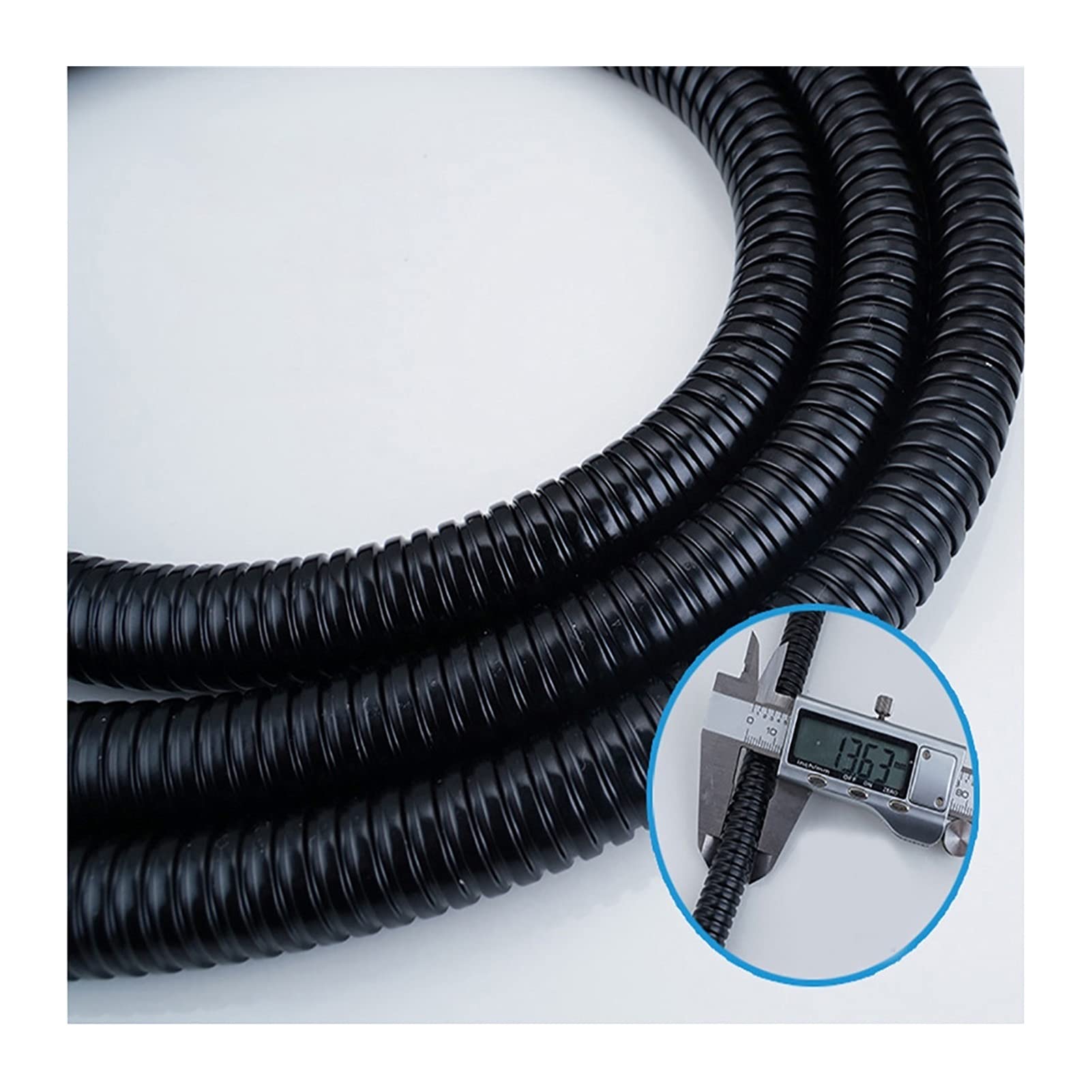 Tuyaux de plomberie, tuyau de chauffe-eau, tuyau de douche flexible, 1,5/2,0 m, double verrouillage, raccords de tuyaux noirs mats 304, tube de douche de bain antidéflagrant, tuyau de douche flexible