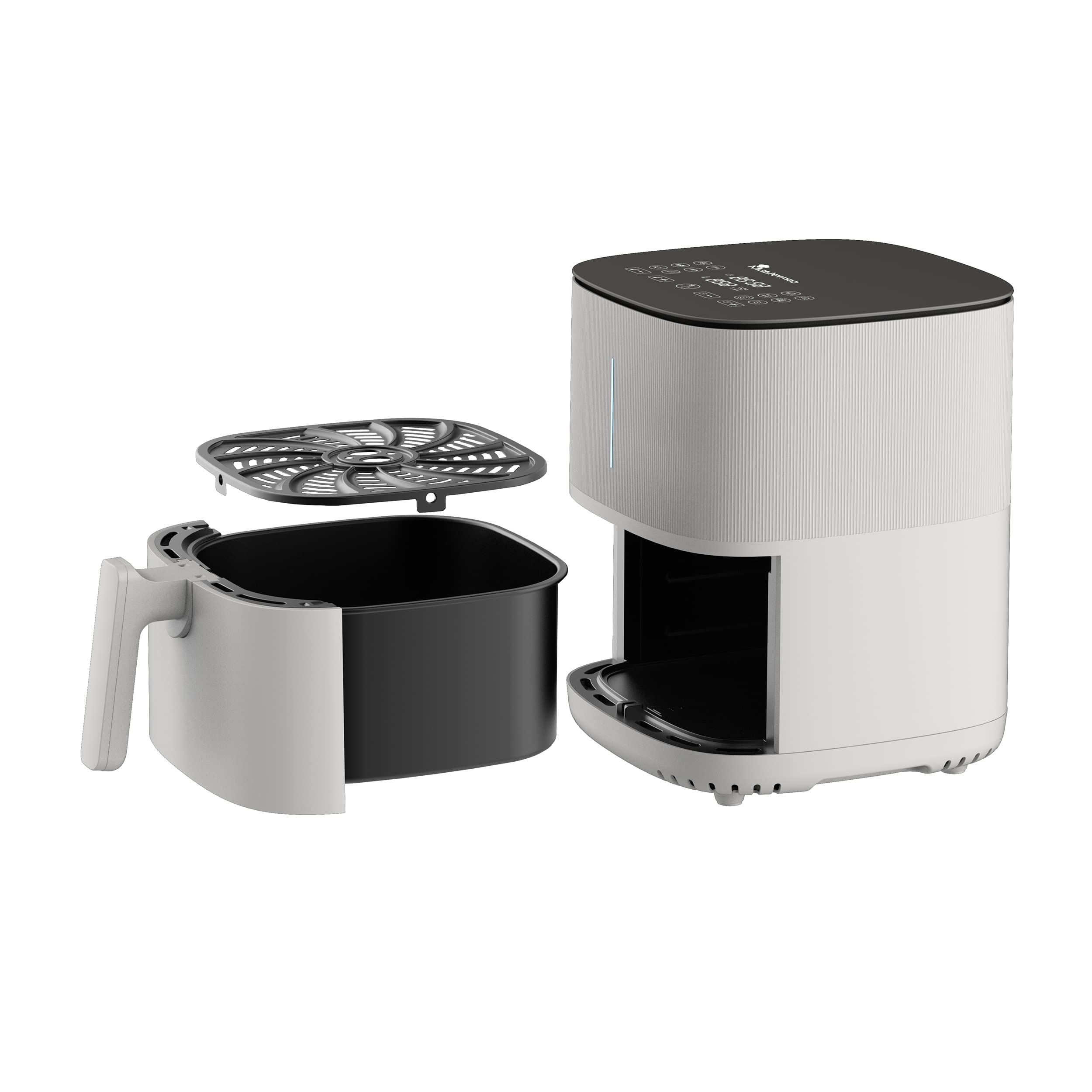 MasterPro I-ROCKET 500 - Freidora de Aire 1500W 5L - 12 Programas - App & WiFi Control - Revestimiento Antiadherente - Recetario Online