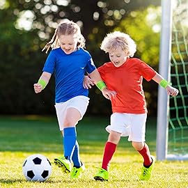 Bememo 12 Pack Wrist Sweat Bands for Women and Men, Sports Wristbands, Tennis Sweatbands, Moisture Wicking Neon Colored Wristband for Working Out, Football, Basketball(2.36 Inch,Bright Green)