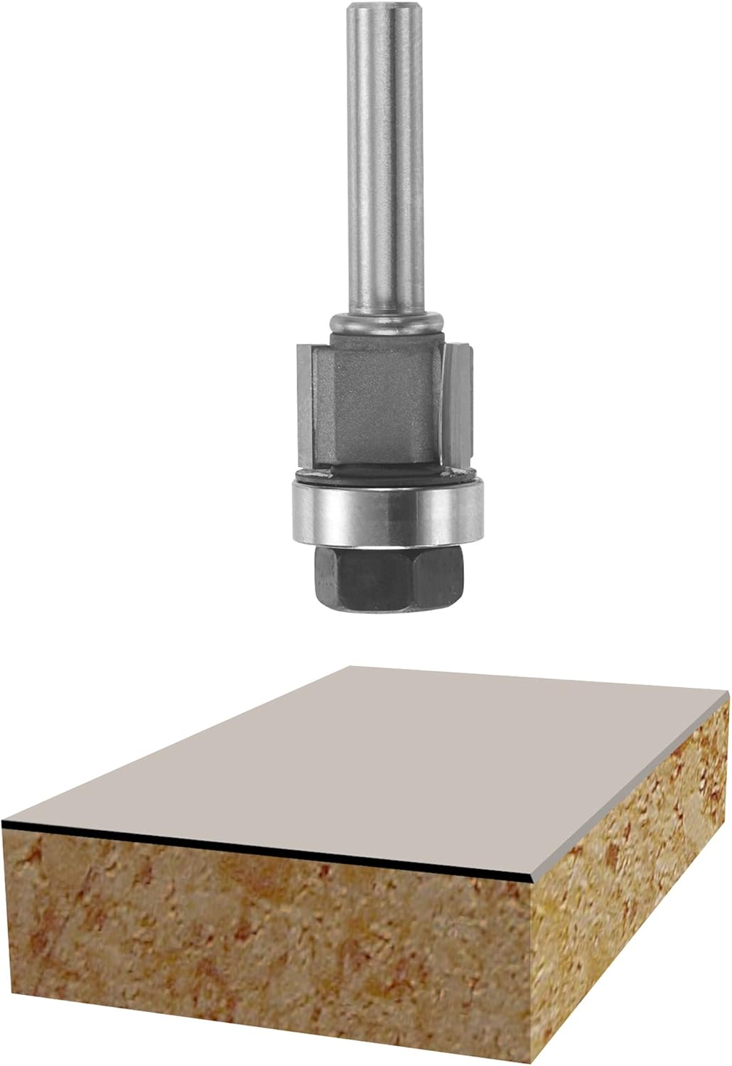 Bosch 85421M 5/8 in. x 3/8 in. Carbide Tipped 3-Flute Flush Trim Assembly Bit