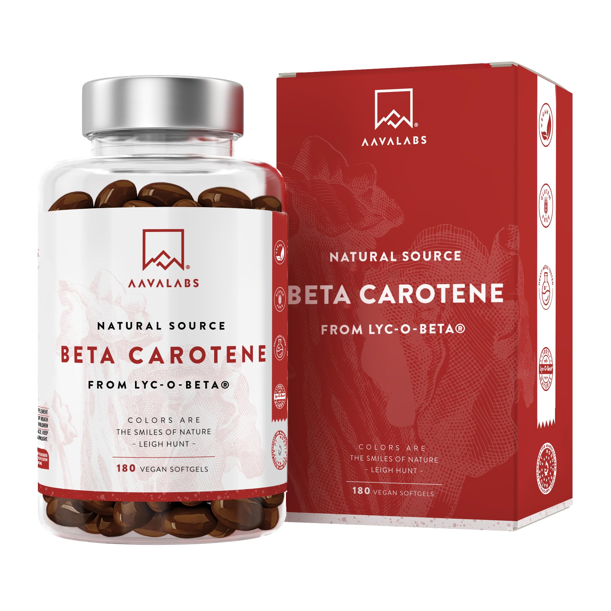 Betacarotene Integratore Abbronzatura Naturale 25000 UI con Lyc-O-Beta e Olio Extravergine d'Oliva - Betacarotene per Abbronzatura Forte e Sistema Immunitario - Integratori Abbronzatura 180 Capsule