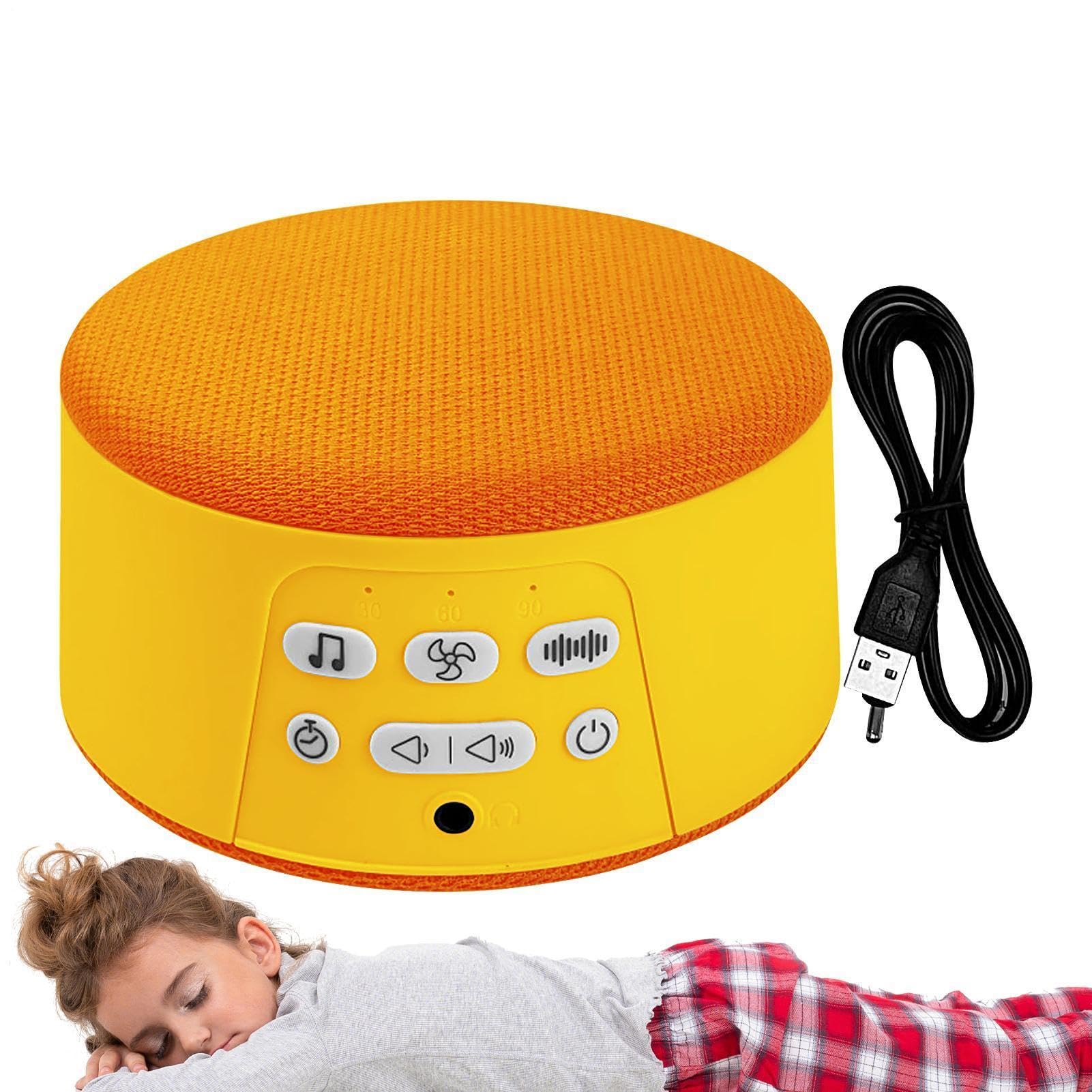 Macchina Del Suono Ricaricabile Rilassante Intelligente Senza | Macchina Del Suono Portatile Adulti Sonno per Relax Lavoro Casa Viaggio