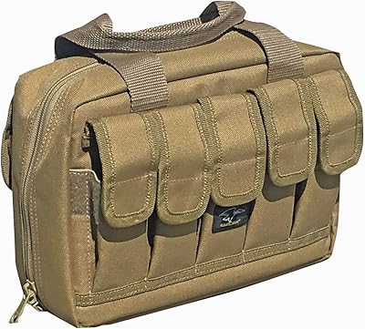Galati Gear Double Pistol Case, Coyote Brown, 12.5 x 3 x 8 in, GLDPC10CB