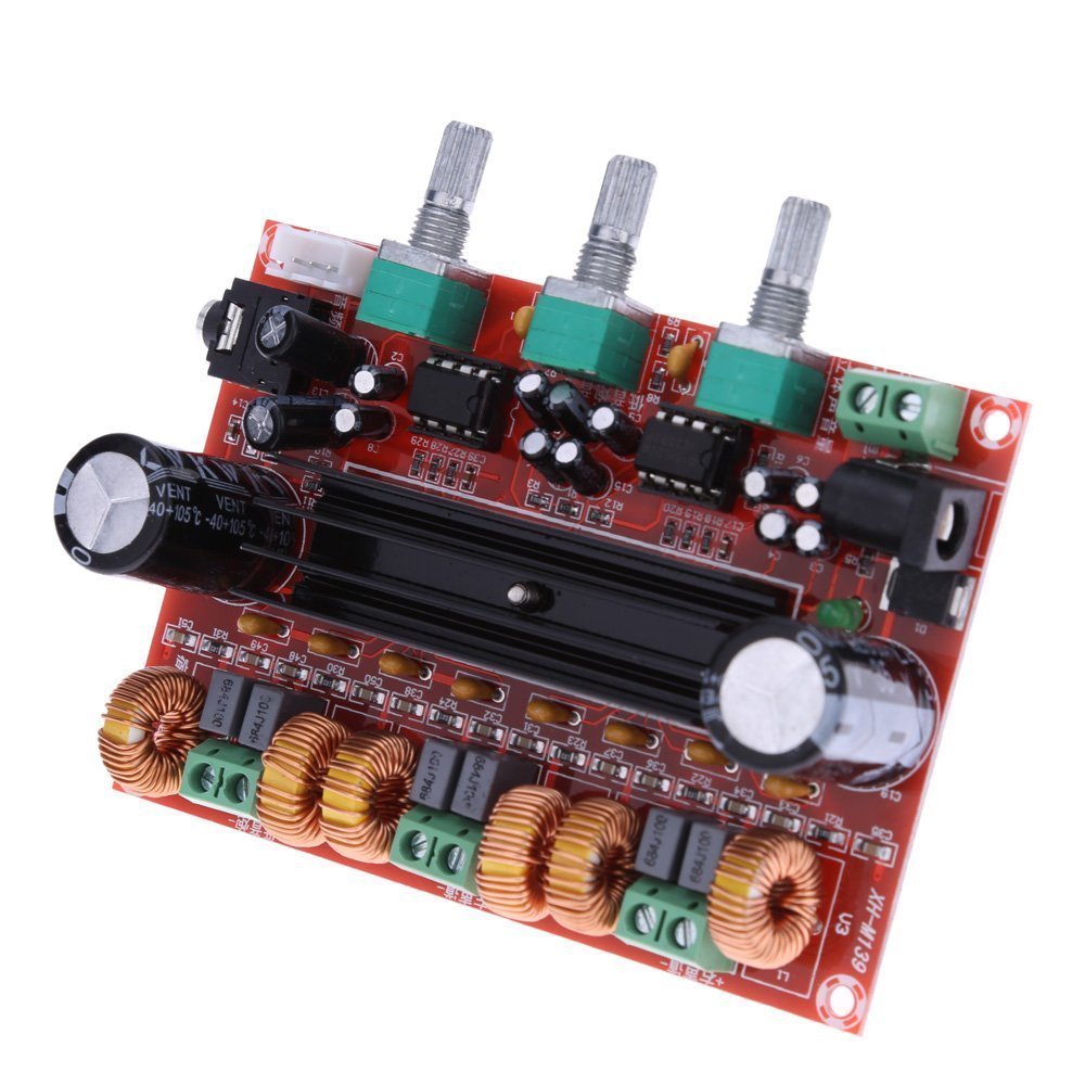 DollaTek TPA3116D2 2x50W+100W 2.1 Channel Digital Subwoofer Power Amplifier Board DC12V-24V