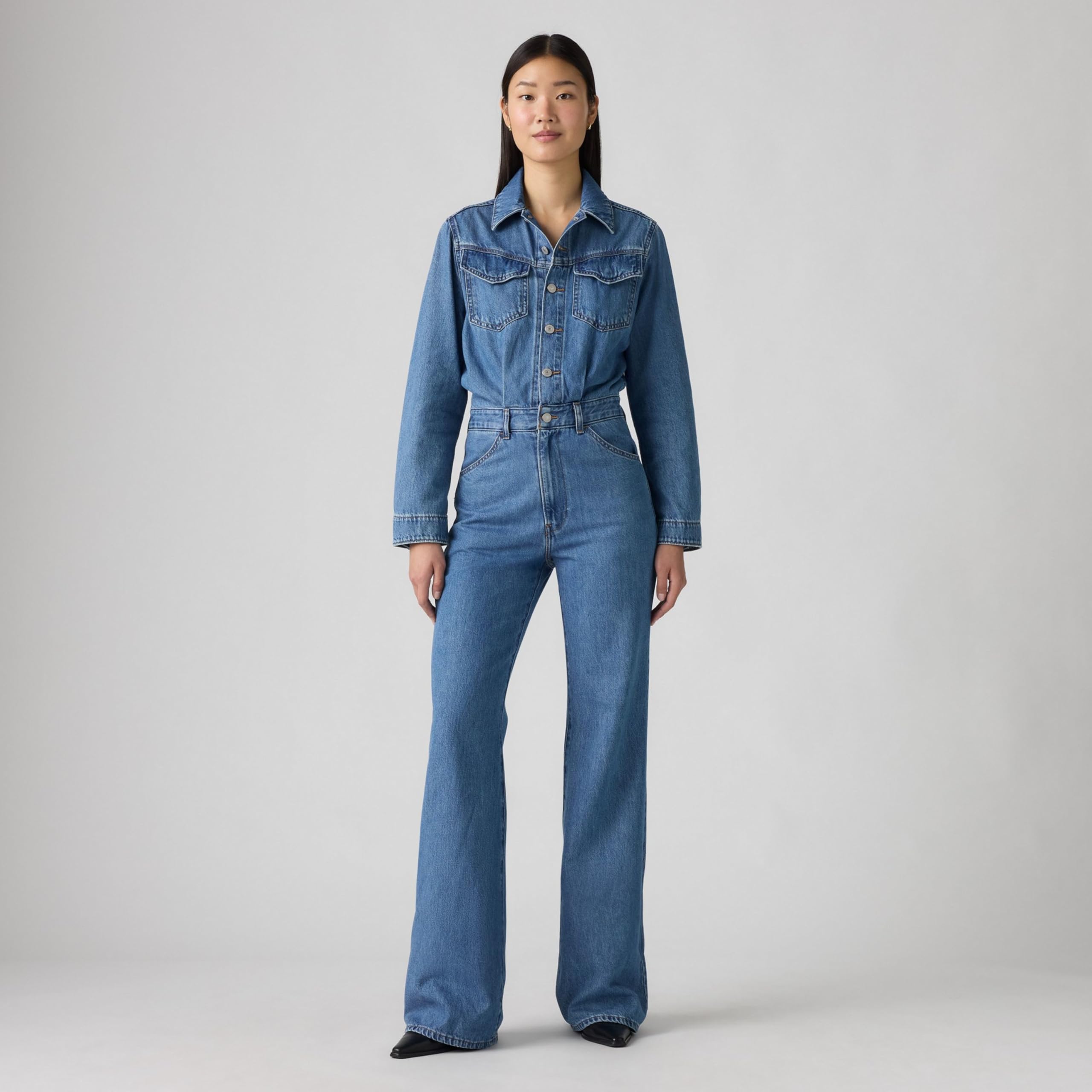 Levi's Western Jumpsuit Robe décontractée Femme (lot de 1)