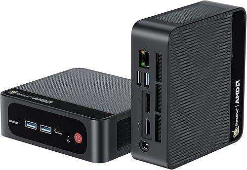 Beelink SER5 PRO Mini PC de 8 núcleos AMD Ryzen 7 5800H 32 GB DDR4 500 GB NVMe M.2 SSDTriple pantalla 4K 60Hz Salida, DP, HDMI, tipo c, Wi-Fi 6,