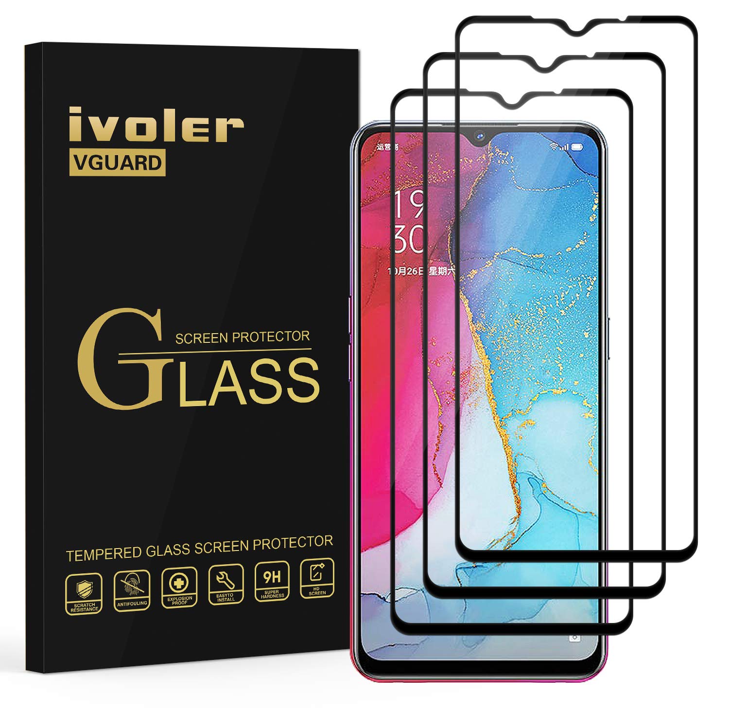 Ivoler Pack Screen Protector For Oppo Find X2 Lite Desertcart