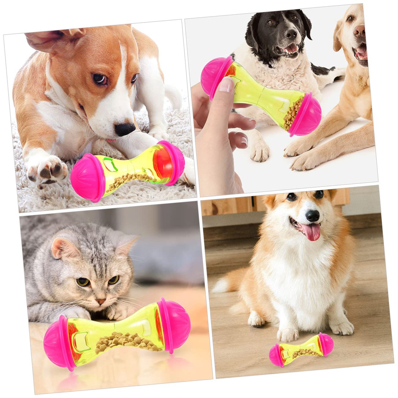 Mipcase 8piezas Juguete Interactivo para Mascotas Dispensador De Comida para Gatos y Perros para Estimulación Mental