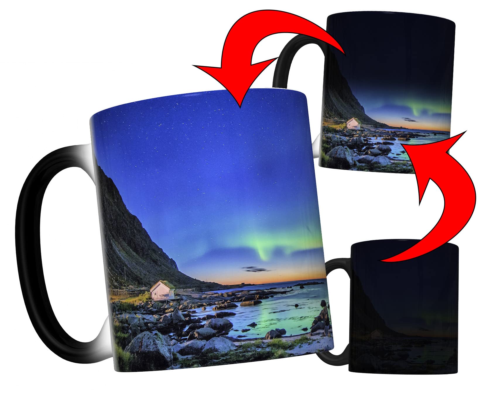 CJ ArtisansAurora Borealis Magic Color Changing Mug