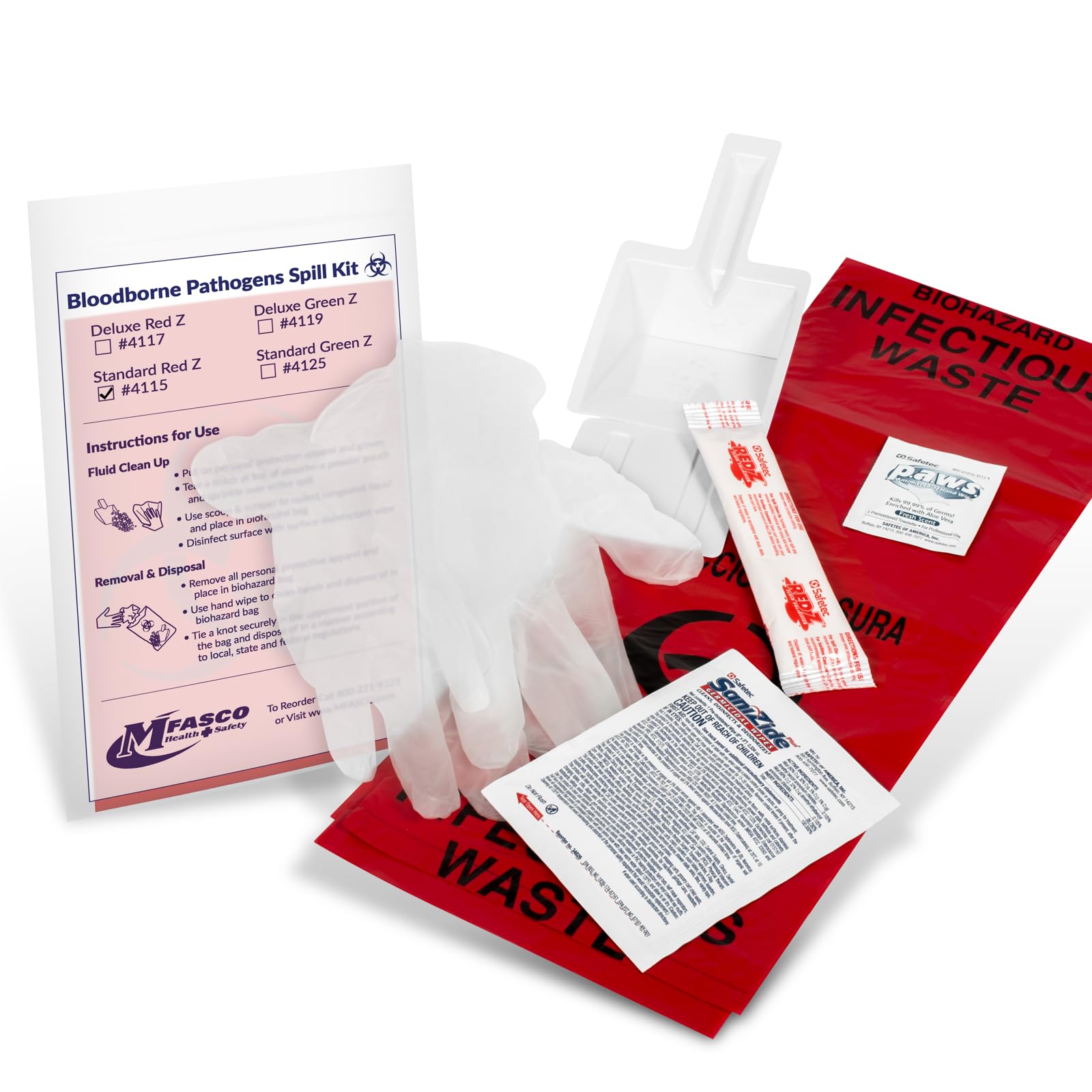 Amazon.com: MFASCO Vomit & Bodily Fluid Clean Up Kit - Blood Spill