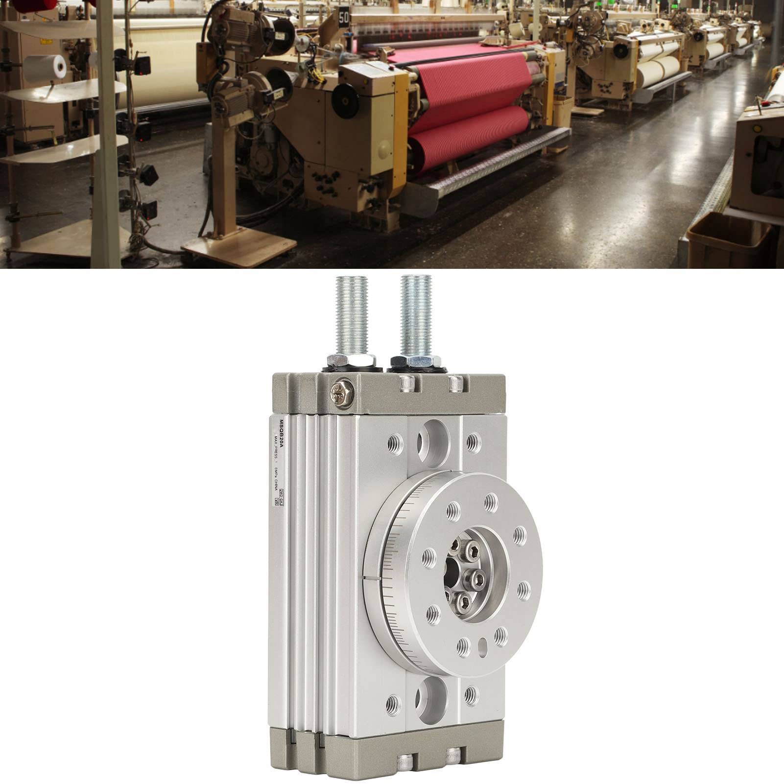Verstellbarer Pneumatik Drehzylinder 0 190 aus Aluminiumlegierung wasserdicht hochfest Pr ziser Luftzylinder f r industrielle Automation und robuste Anwendungen