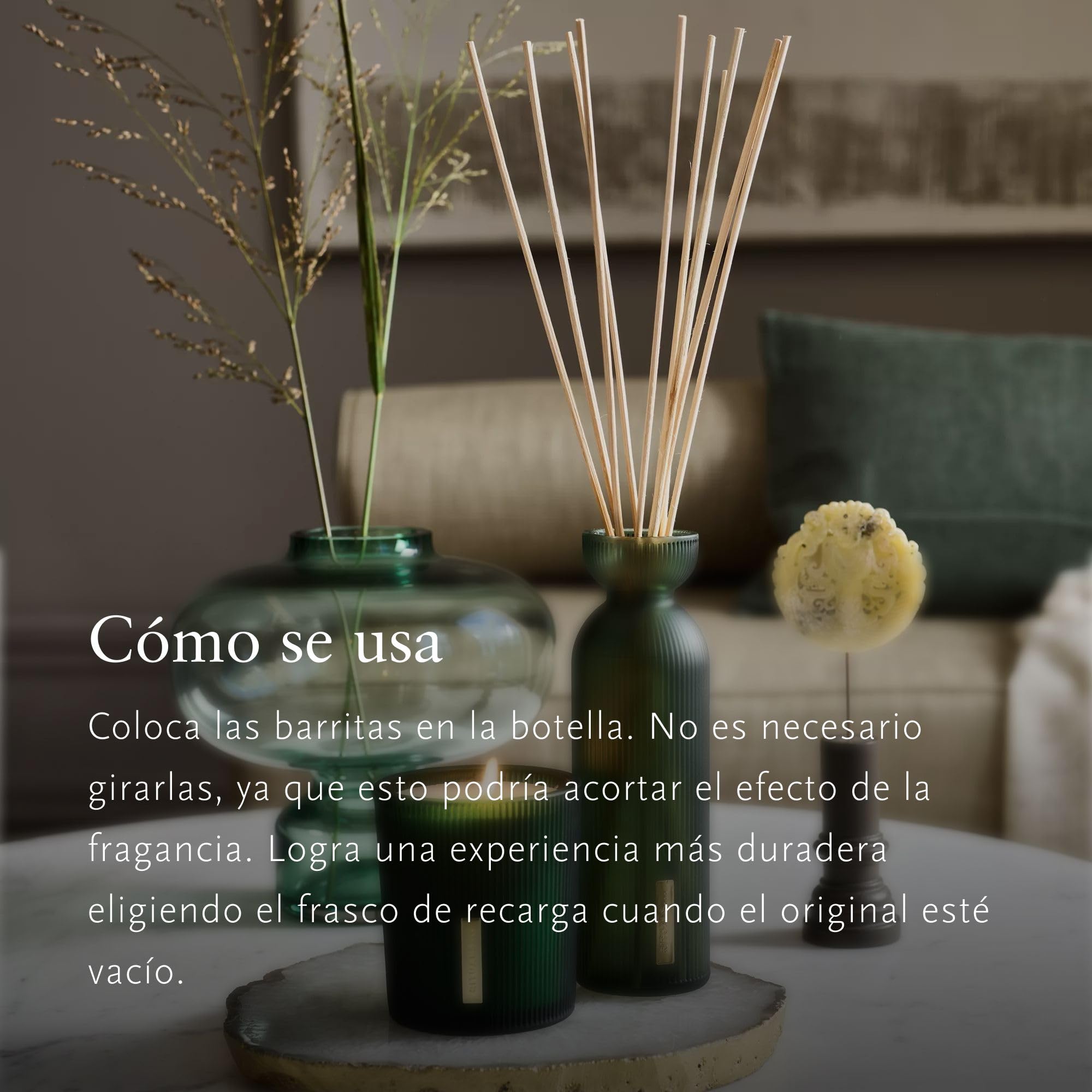 RITUALS The Ritual of Jing – Relax – Set de difusores de Aromas con 2 frascos y 2 Conjuntos de barritas aromáticas con azufaifo y Loto – Ambientadores de hogar relajantes – 2 x 250 ml