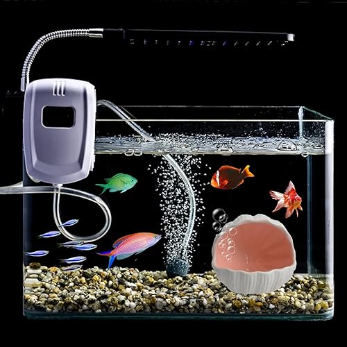 Miniatura 3 de PENCK Betta - Accesorio decorativo para pecera, bonito adorno de cerámica para acuario, cueva, forma de concha, casa de peces, escondite para jugar