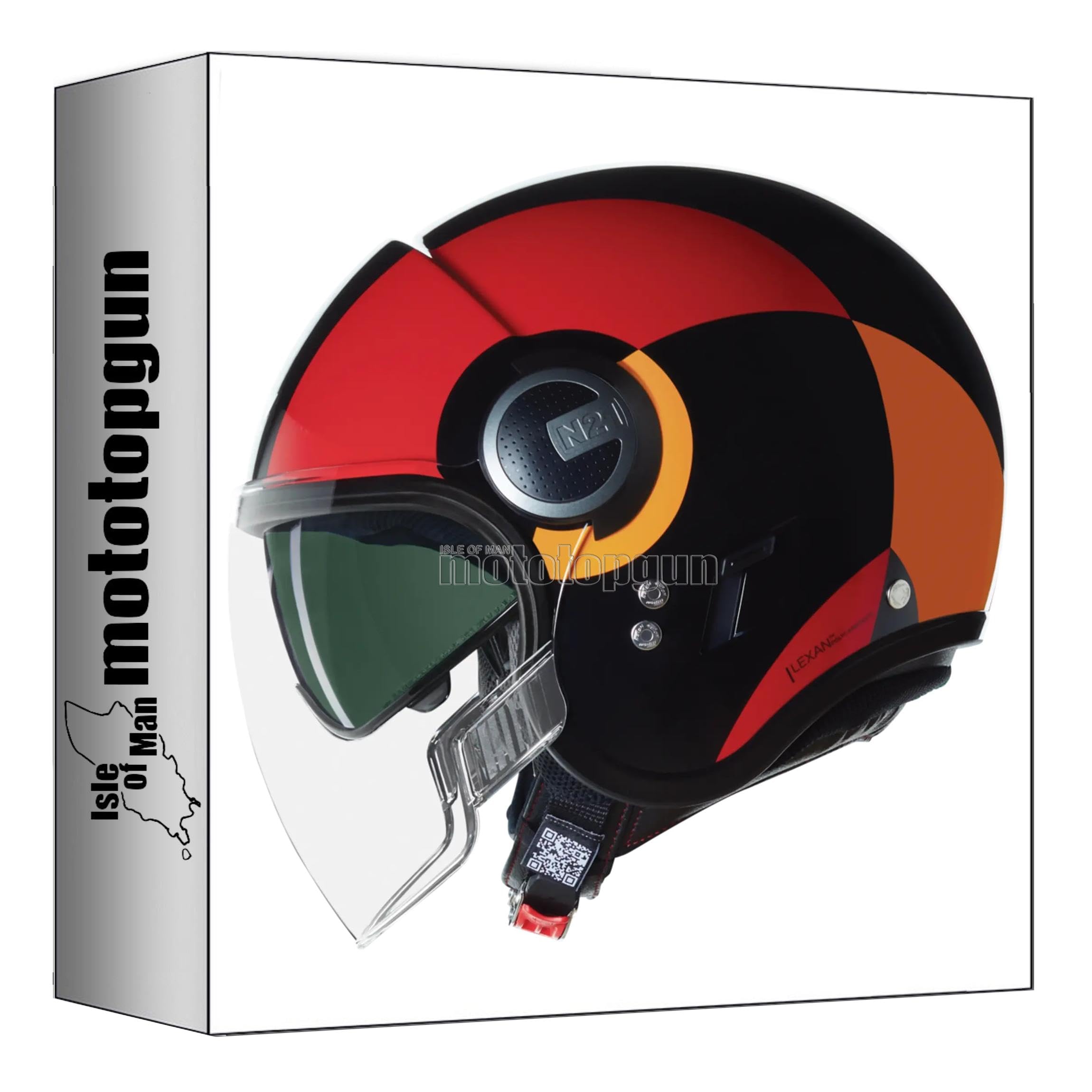 Casque jet Nolan N21 Visor Commuting bicromo l'élégance italienne