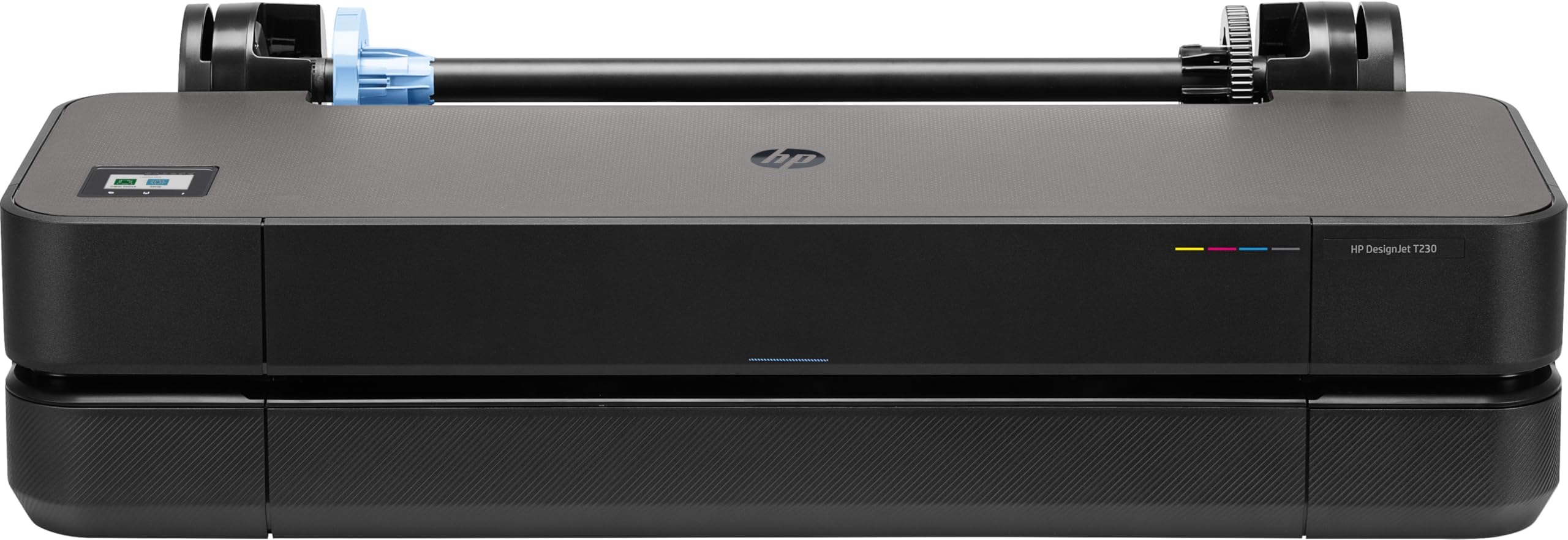 DesignJet T230 Large Format Plotter Printer 24in up to A1 , Mobile Printing, Wi-Fi, Gigabit Ethernet, Hi-Speed USB 2.0, 1-Year Warranty (5HB07A),Black