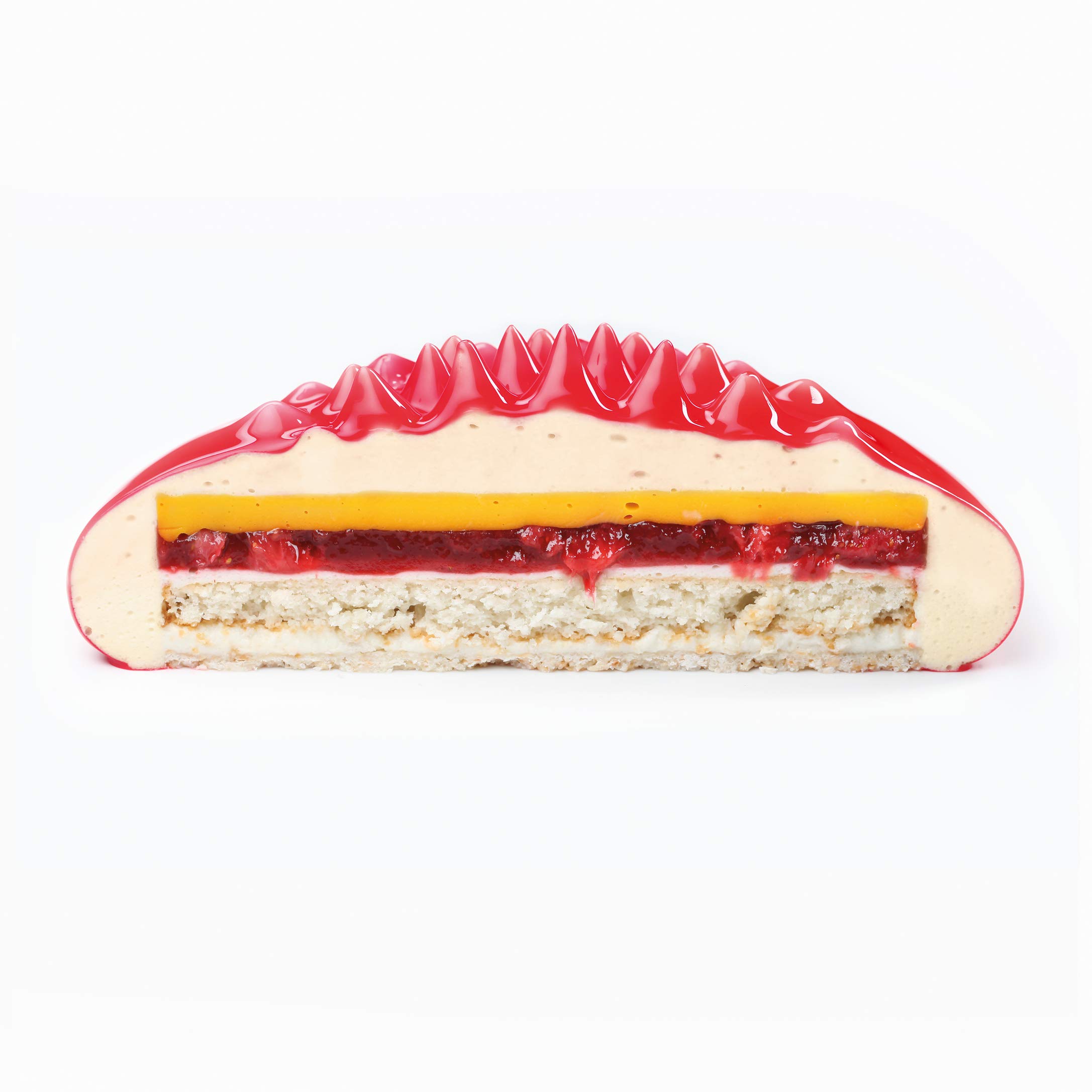 DINARA KASKO Original Silikon-Backform für veganen Mousse-Kuchen Ferro vom weltberühmten Konditorei