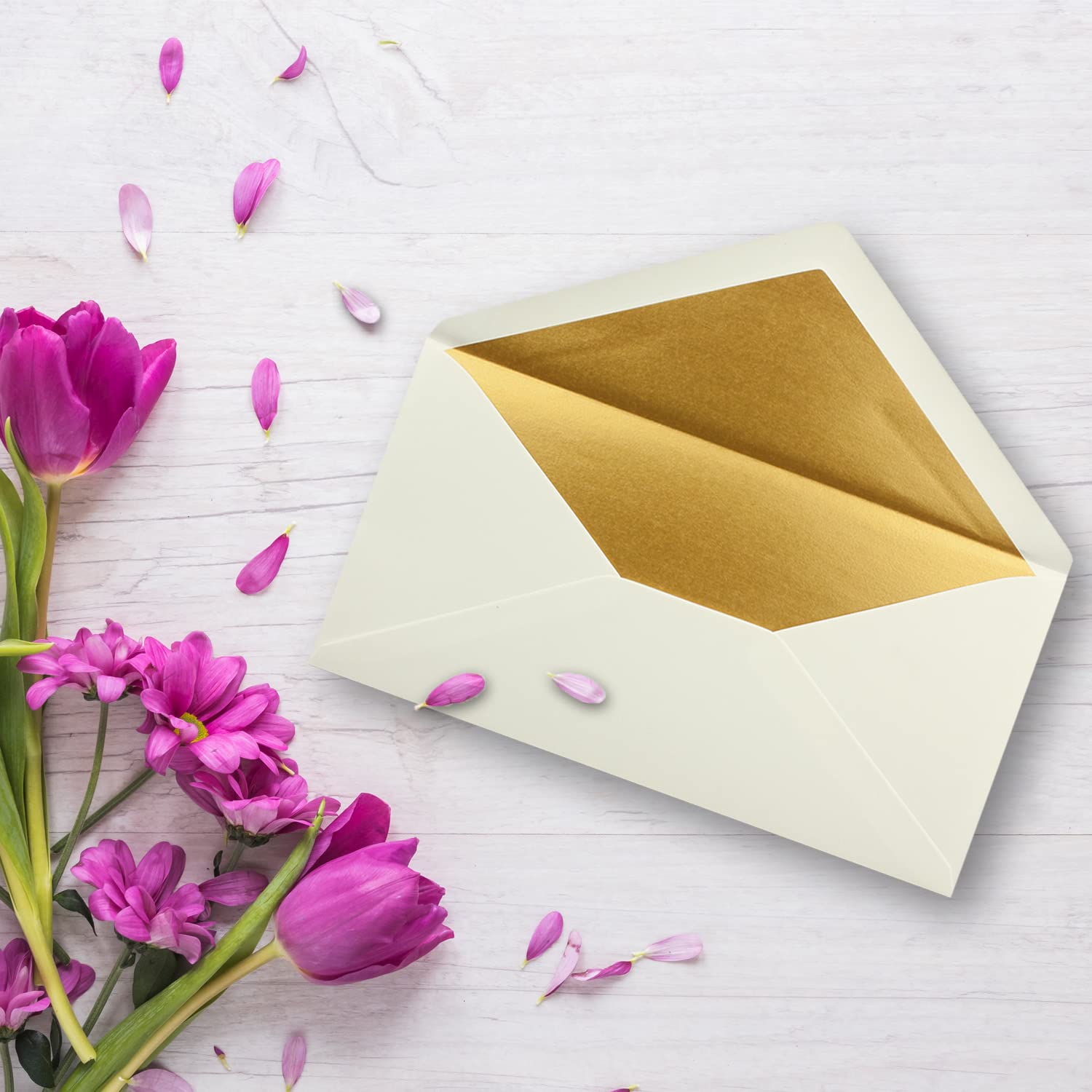 25 Buste Lunghe Bianche DL 110x220mm - Carta Ecologica Per Inviti E Lettere - Foto 4