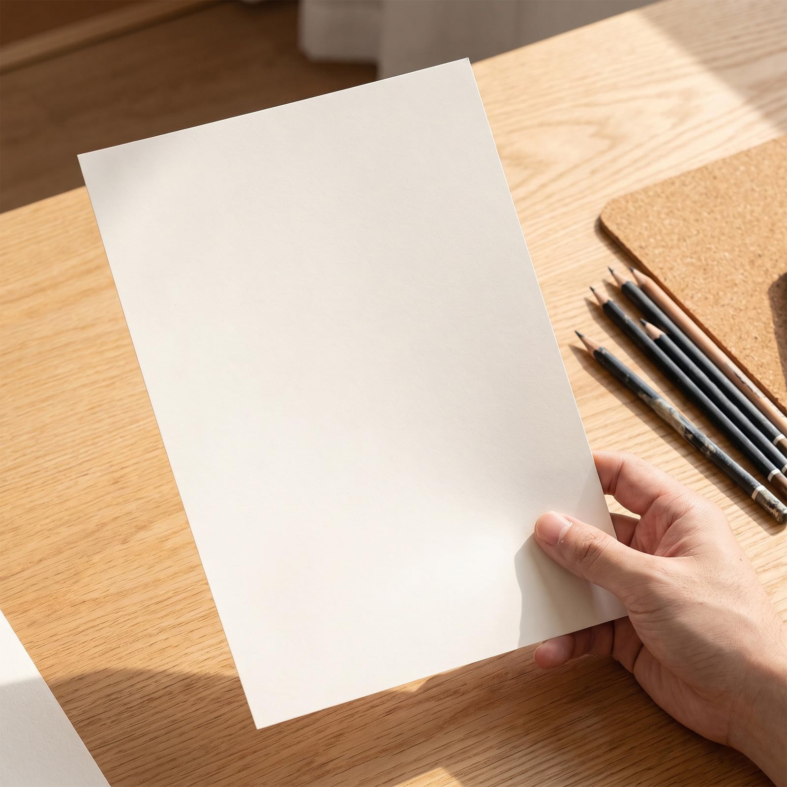 100 Pezzi Cartoncino Avorio A4 Carta Pesante per Stampa