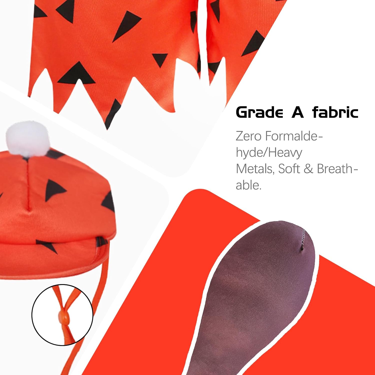 VZQI Caveman Costume Toddler Boys Caveman Shorts with Hat and Stick for 1-3 Year Olds Halloween kids Outfit