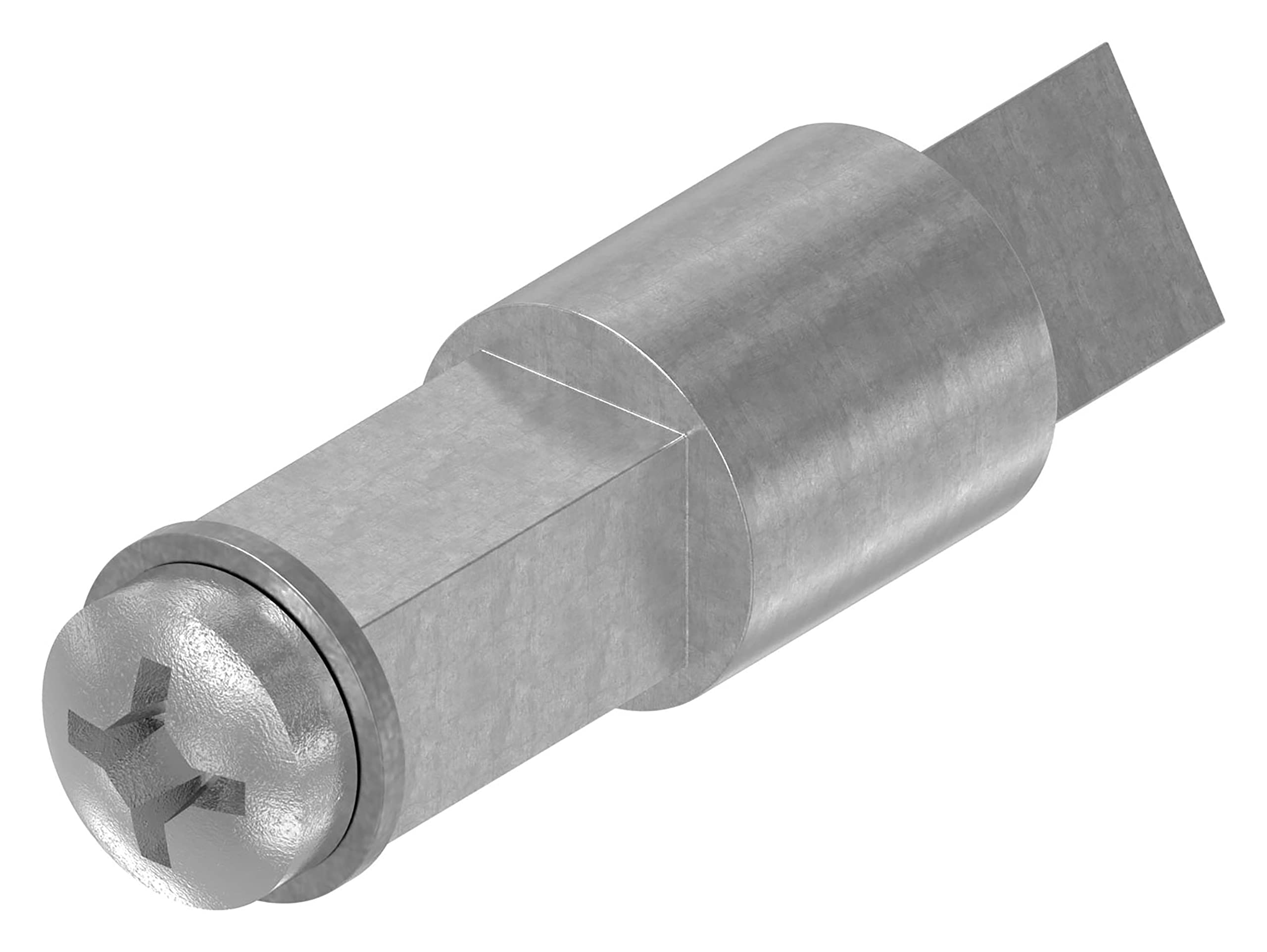 STEINBACHER© | Pasador especial con triángulo de 8mm, con tornillo de fijación M5, acero inoxidable V2A