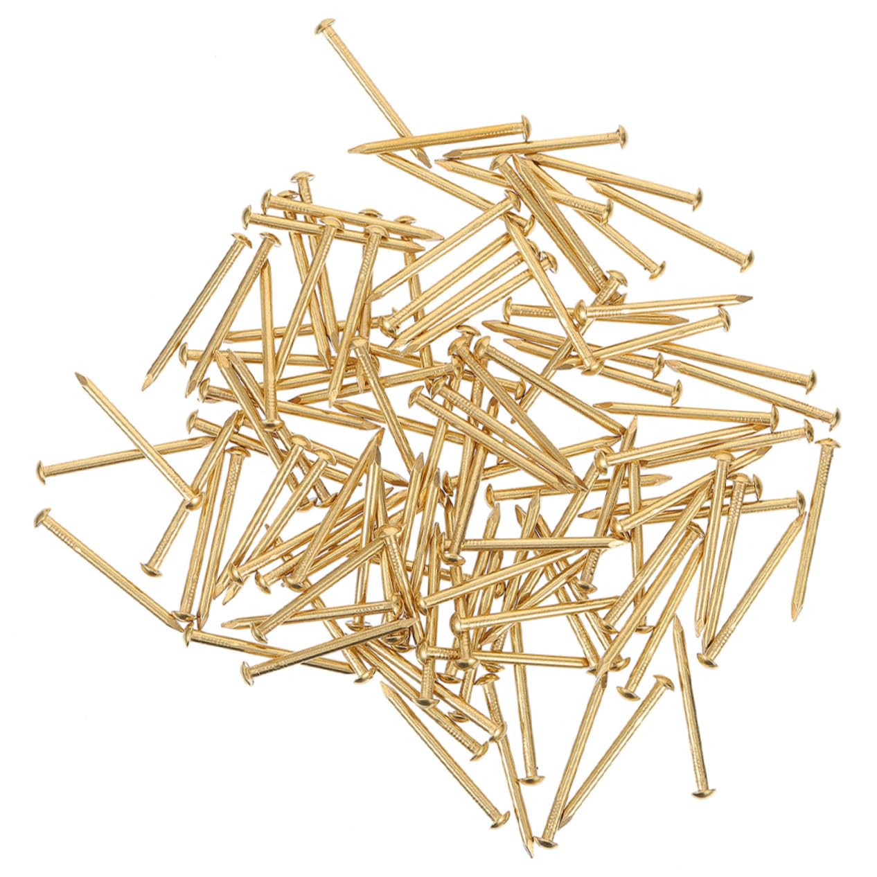 Rundkopfnägel aus Kupfer 2030 Stück Gold für Möbel und Bilder