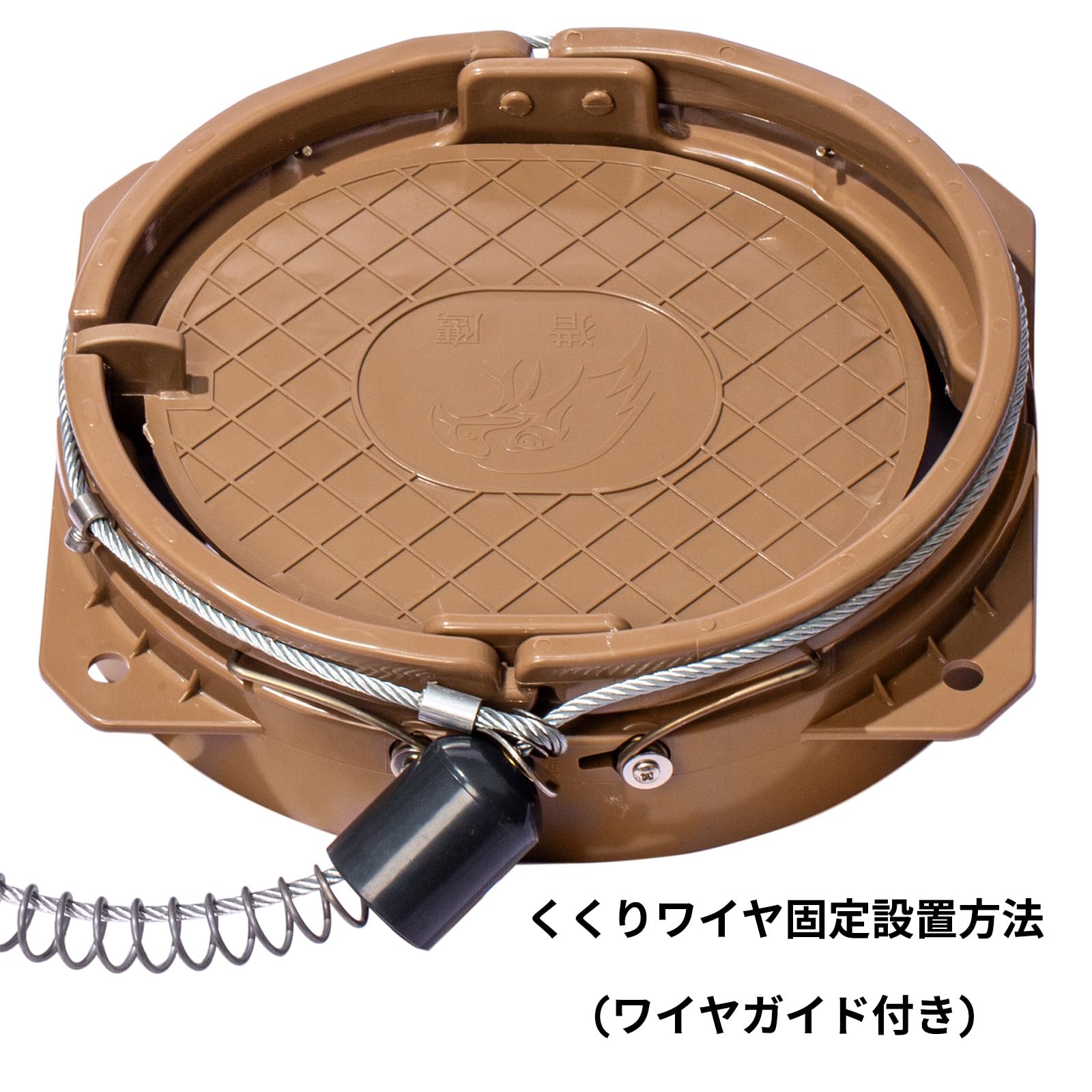 Amazon | 新型三代目くくり罠踏み板 20cm 台座一体型 狩猟用わな踏み板 