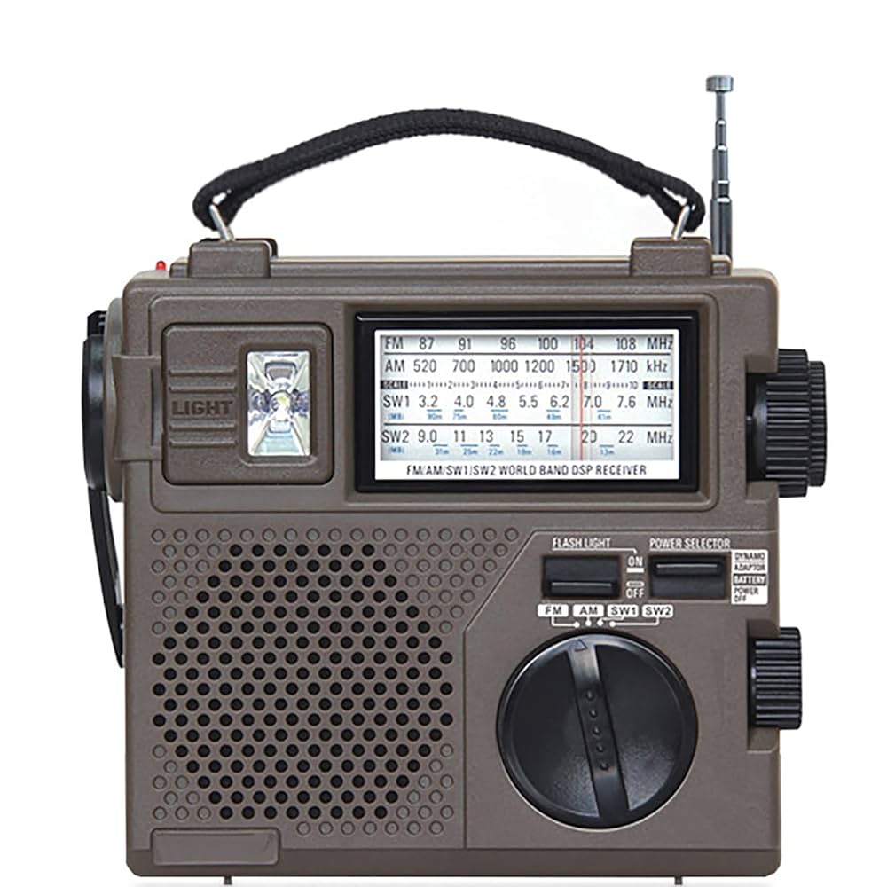 ポータブルプレーヤー E-READY Emergency Compact Crank Radio Midland ER210 E+READY Compact Emergency Crank Radio – MIDLAND