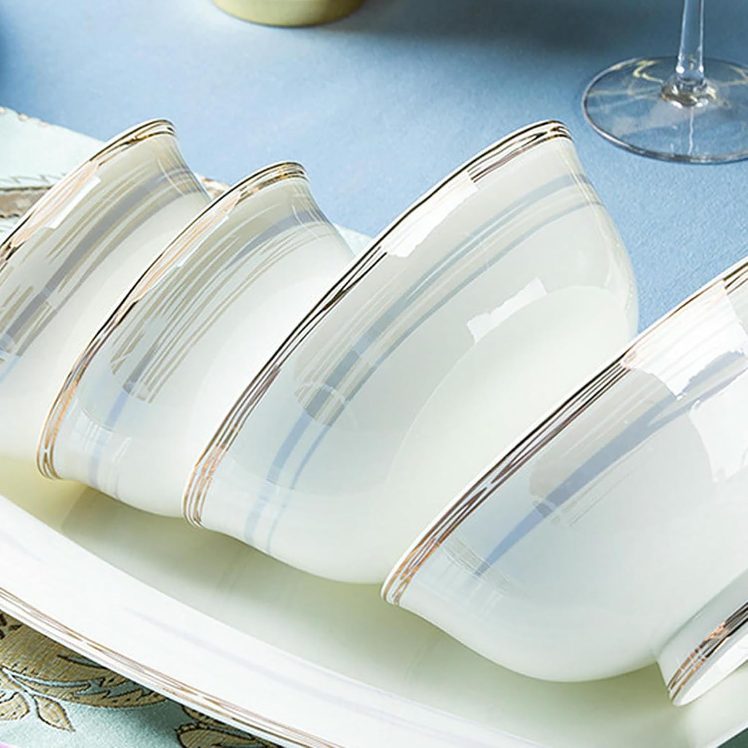 Ceramic bone China household tableware creative personality leisure-small spoon 4