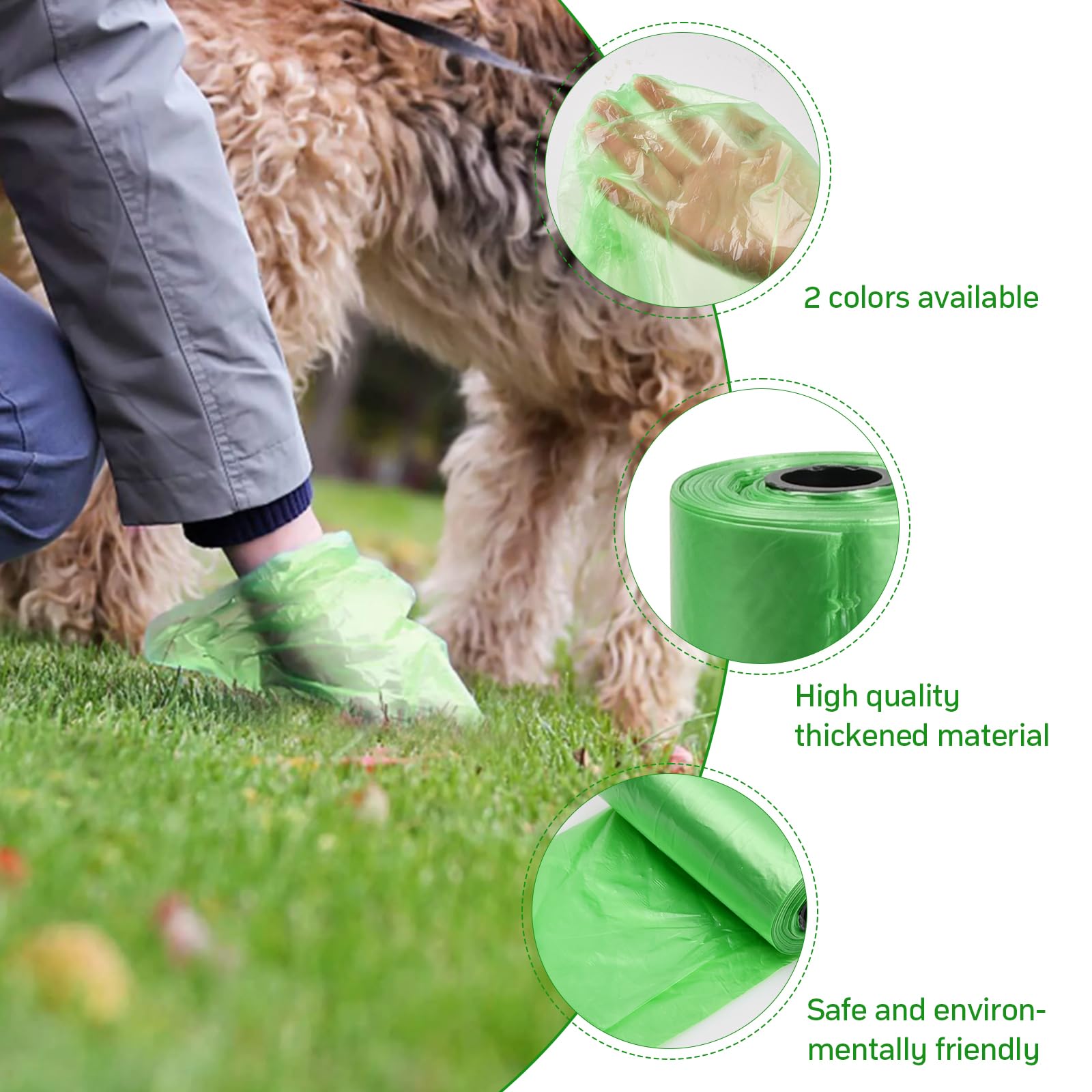 Sacchetti Per Bisogni Cane Biodegradabili - 150 Pezzi Extra Spessi E Anti-odore - Foto 11